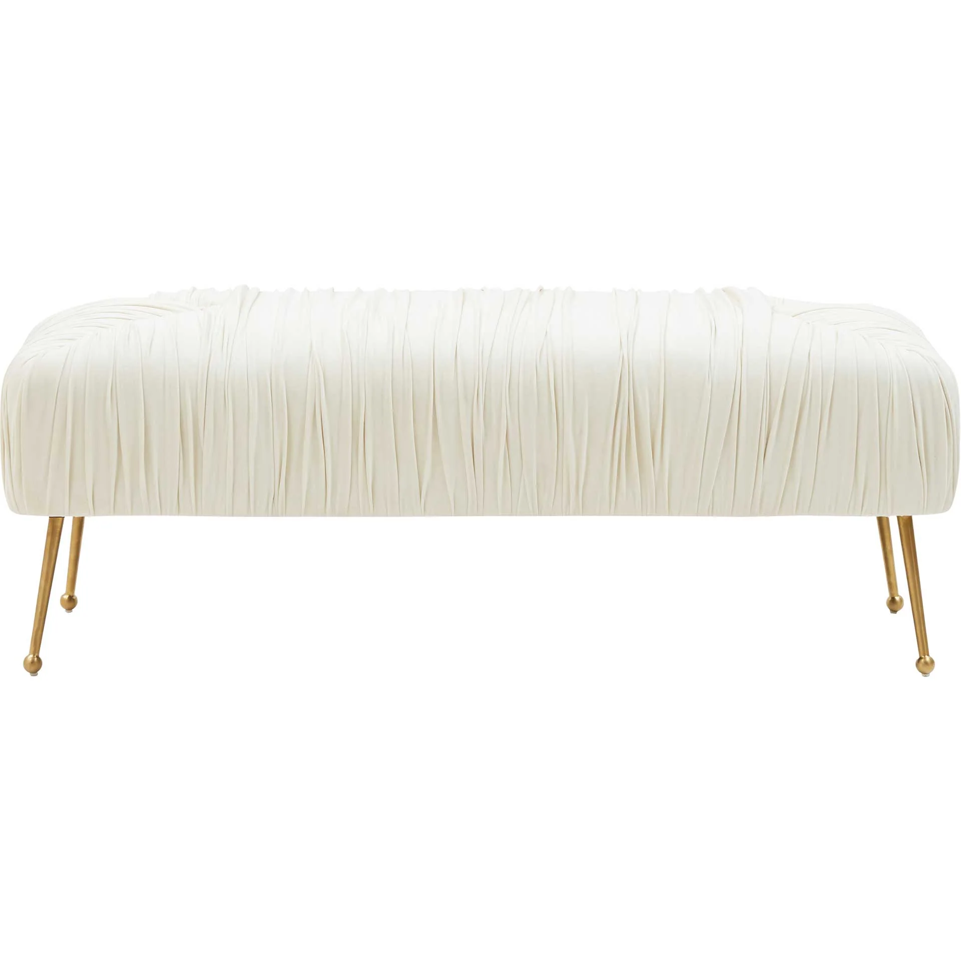 Jenesis Velvet Bench Cream - Image 2