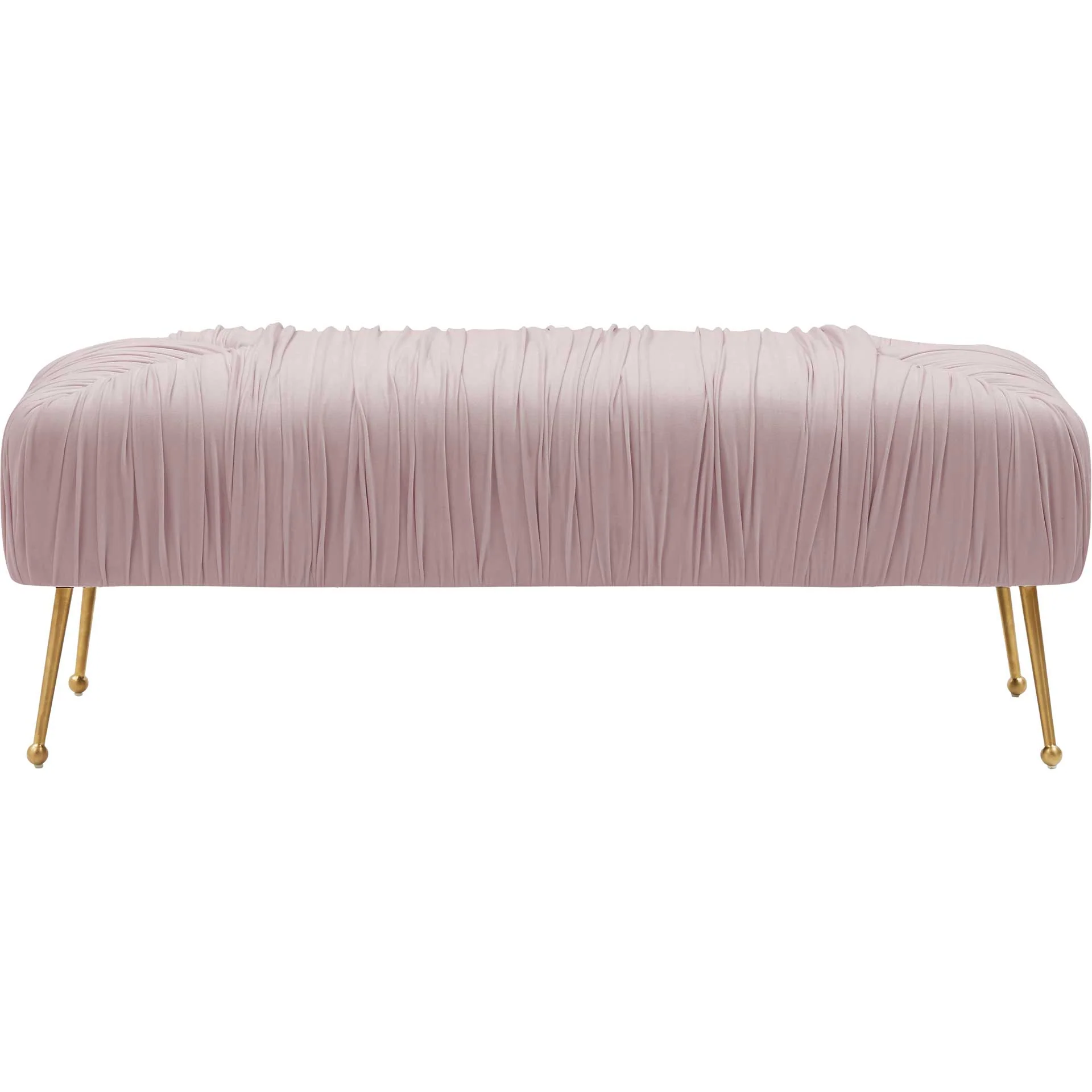 Jenesis Velvet Bench Mauve - Image 2