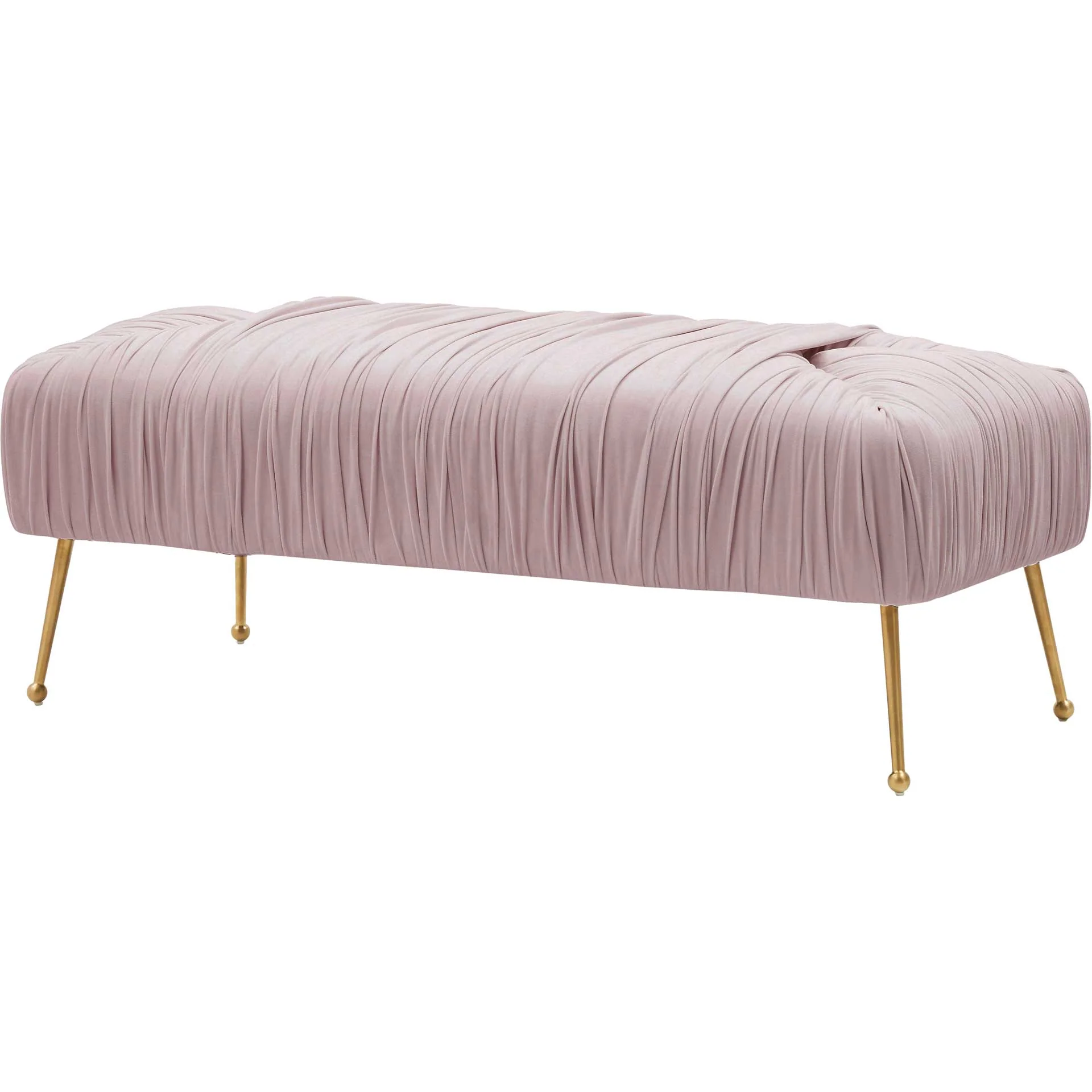 Jenesis Velvet Bench Mauve - Image 3
