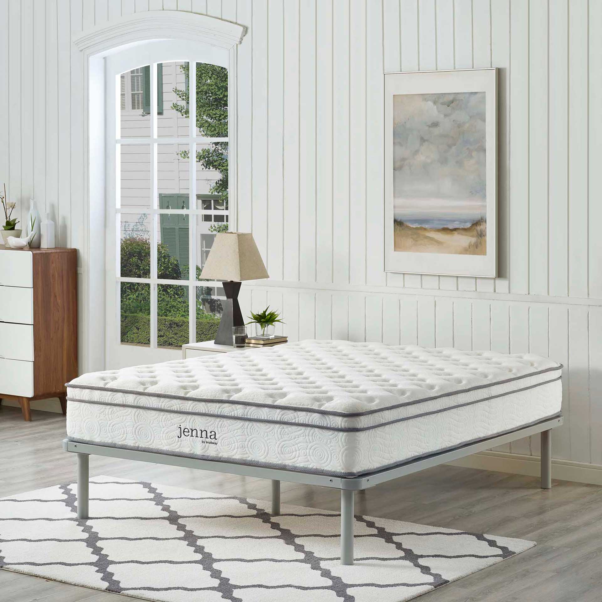 Jenna 10" Innerspring Mattress White - Image 6