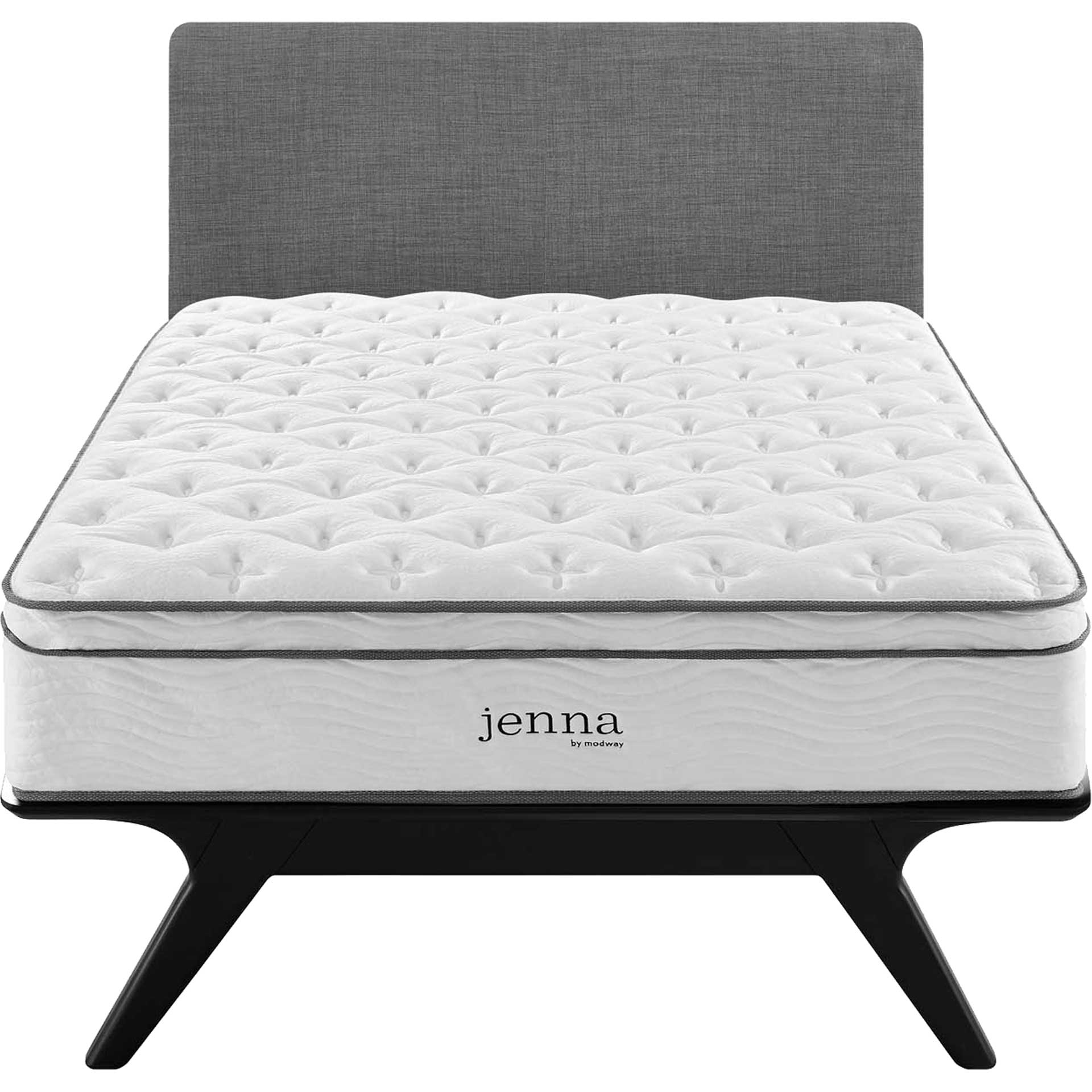 Jenna 14" Innerspring Mattress White - Image 2