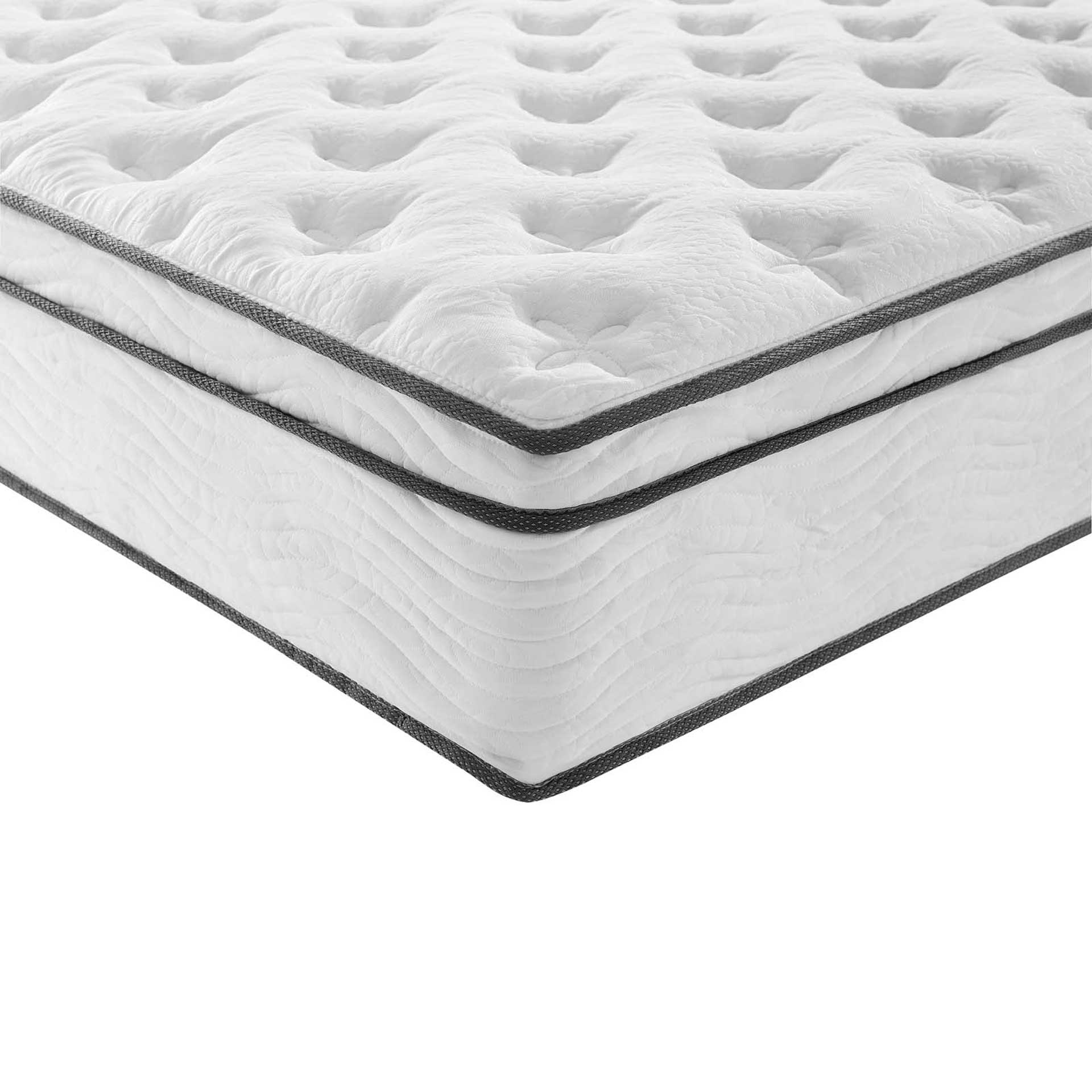 Jenna 14" Innerspring Mattress White - Image 4