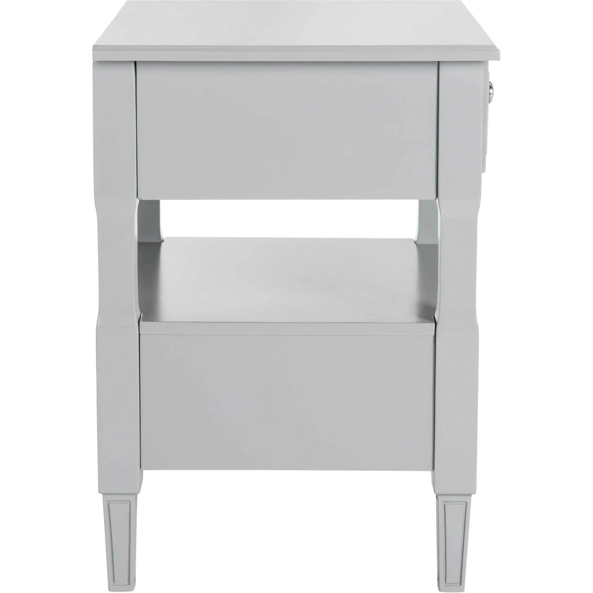 Jenna Two Drawer Nightstand Gray - Image 3