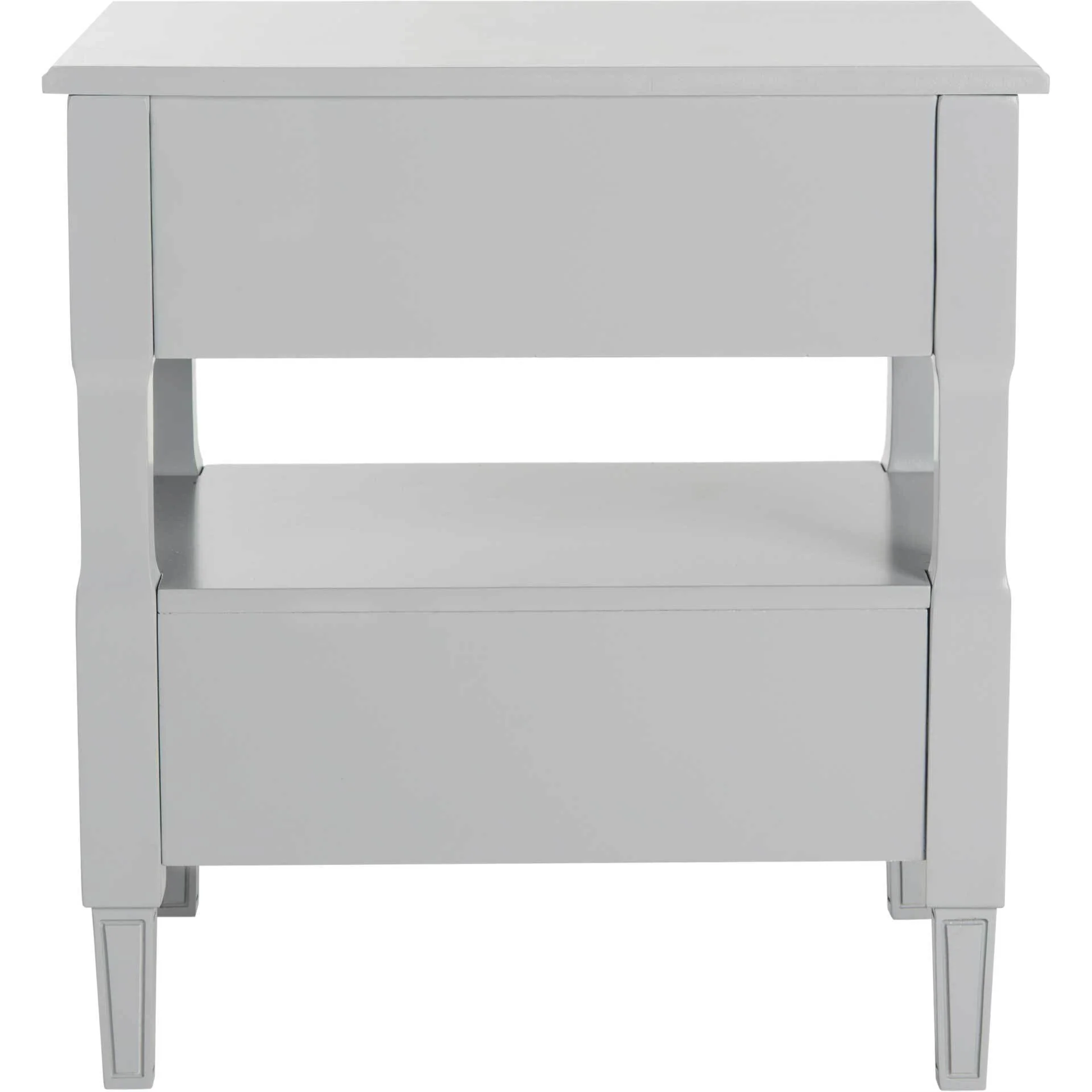 Jenna Two Drawer Nightstand Gray - Image 5