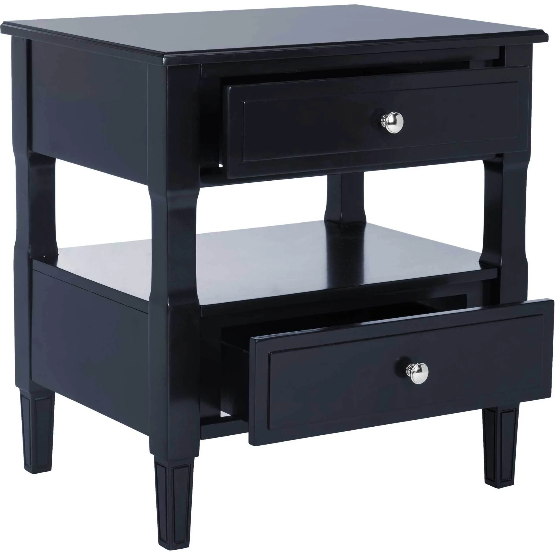 Jenna Two Drawer Nightstand Navy - Image 2