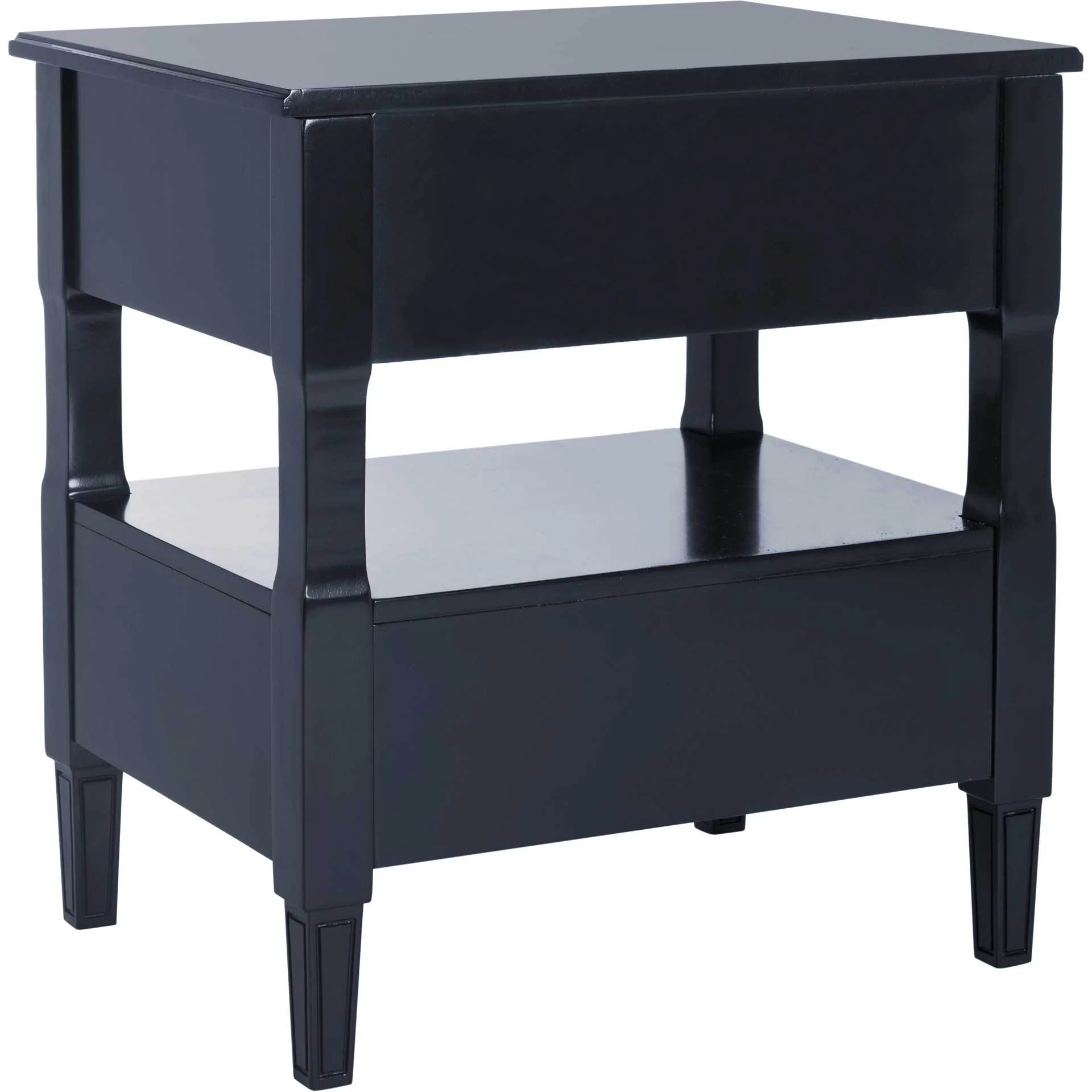Jenna Two Drawer Nightstand Navy - Image 4