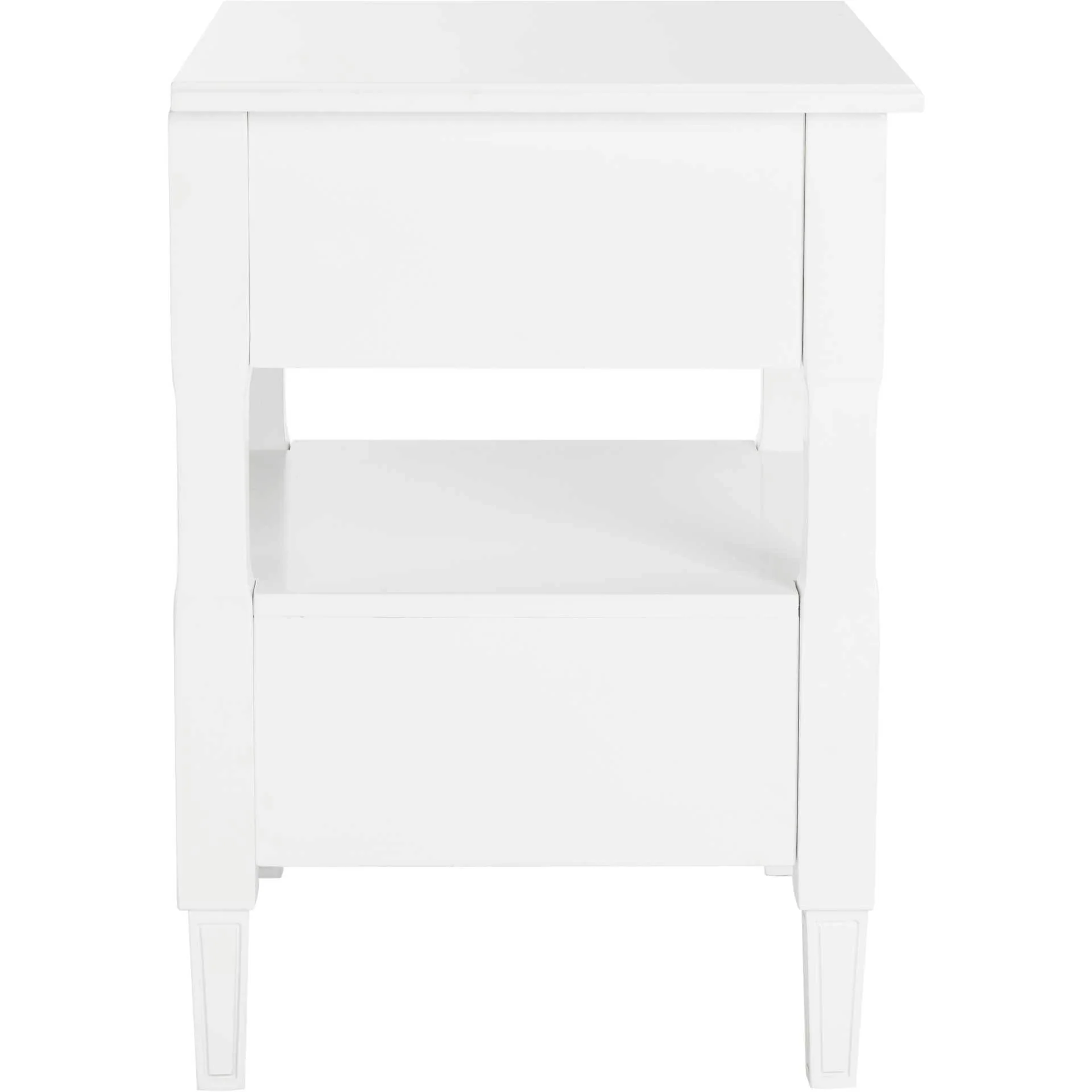 Jenna Two Drawer Nightstand White - Image 3