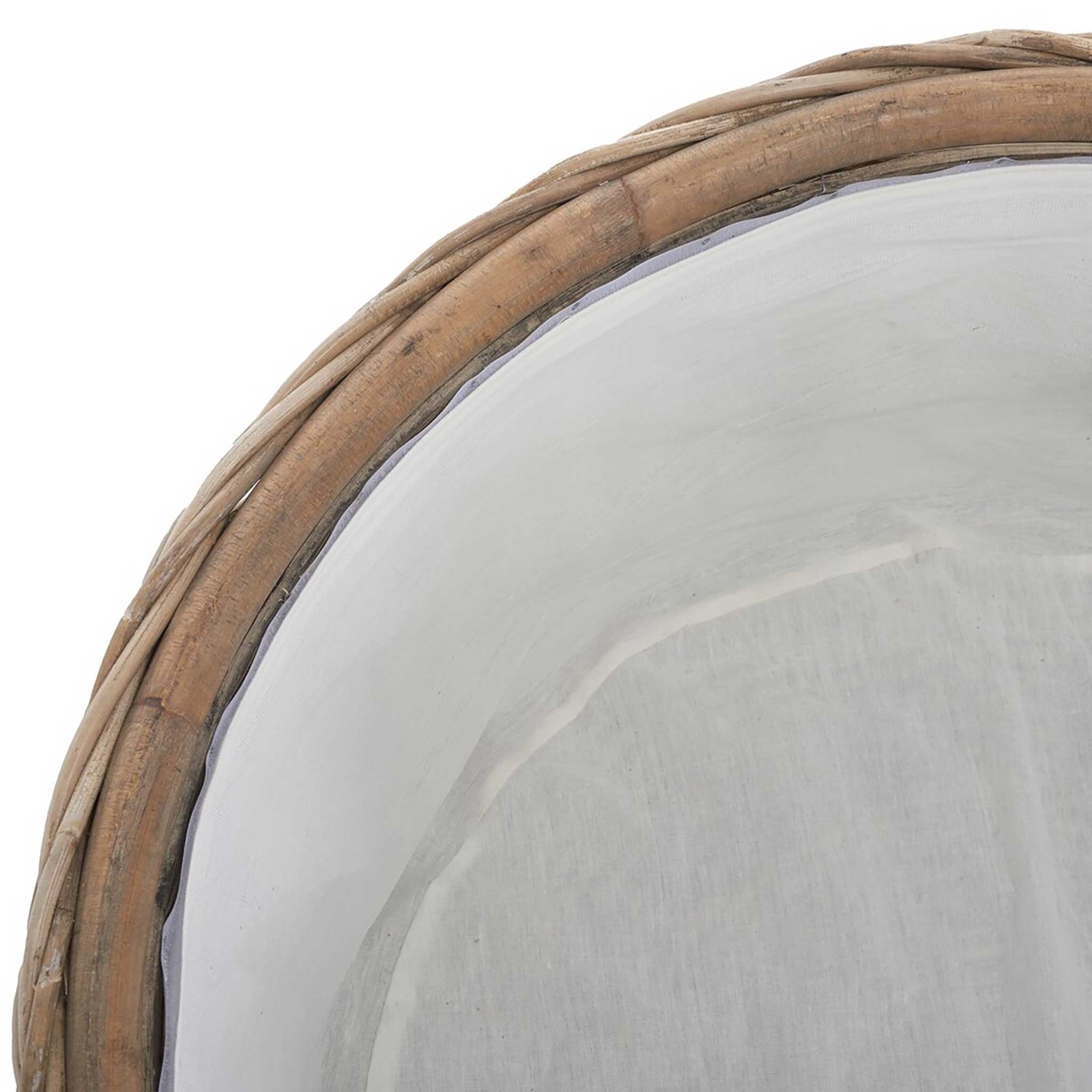 Jerry Wicker Storage Coffee Table Gray - Image 4