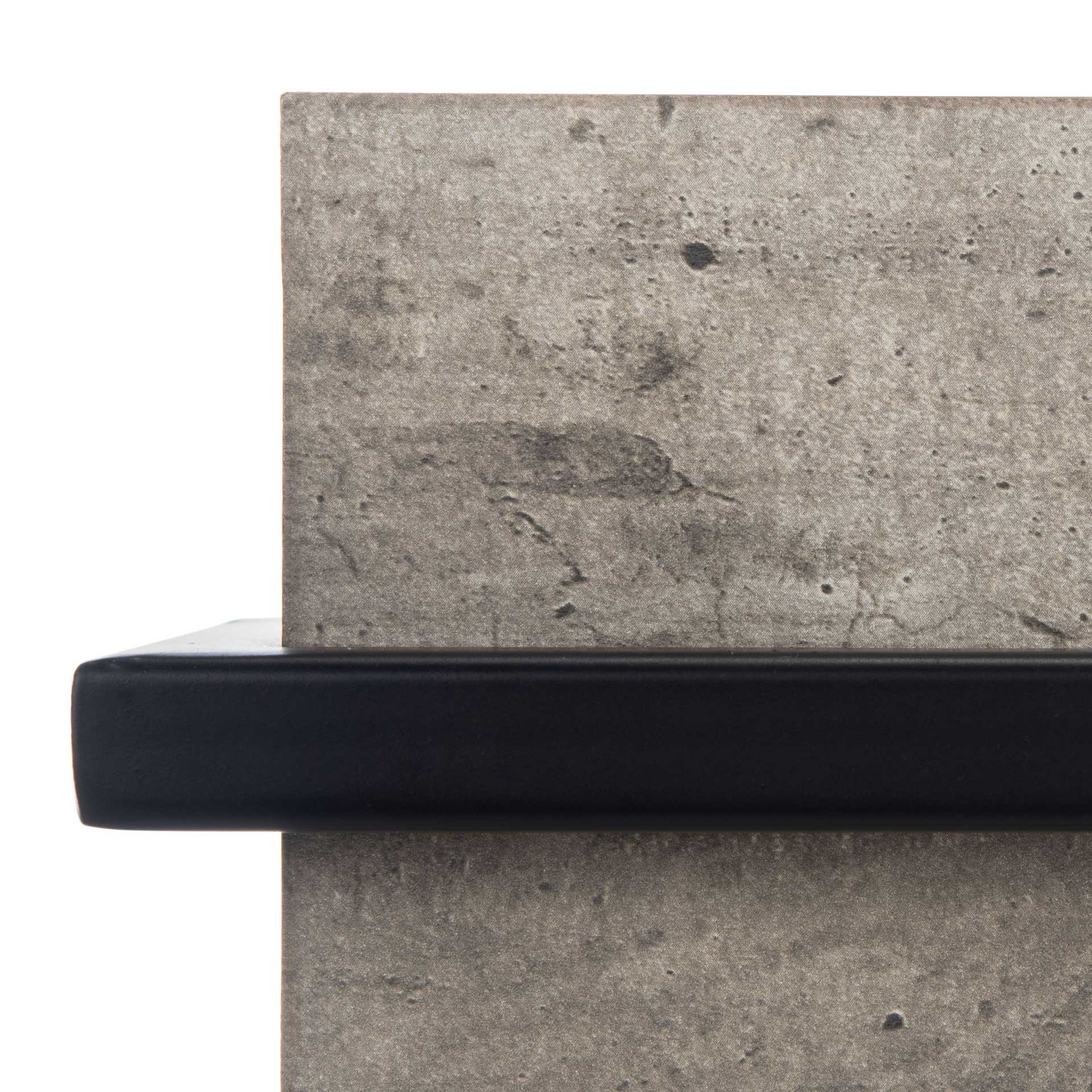 Jesus Square Accent Table Light Gray/Black - Image 5