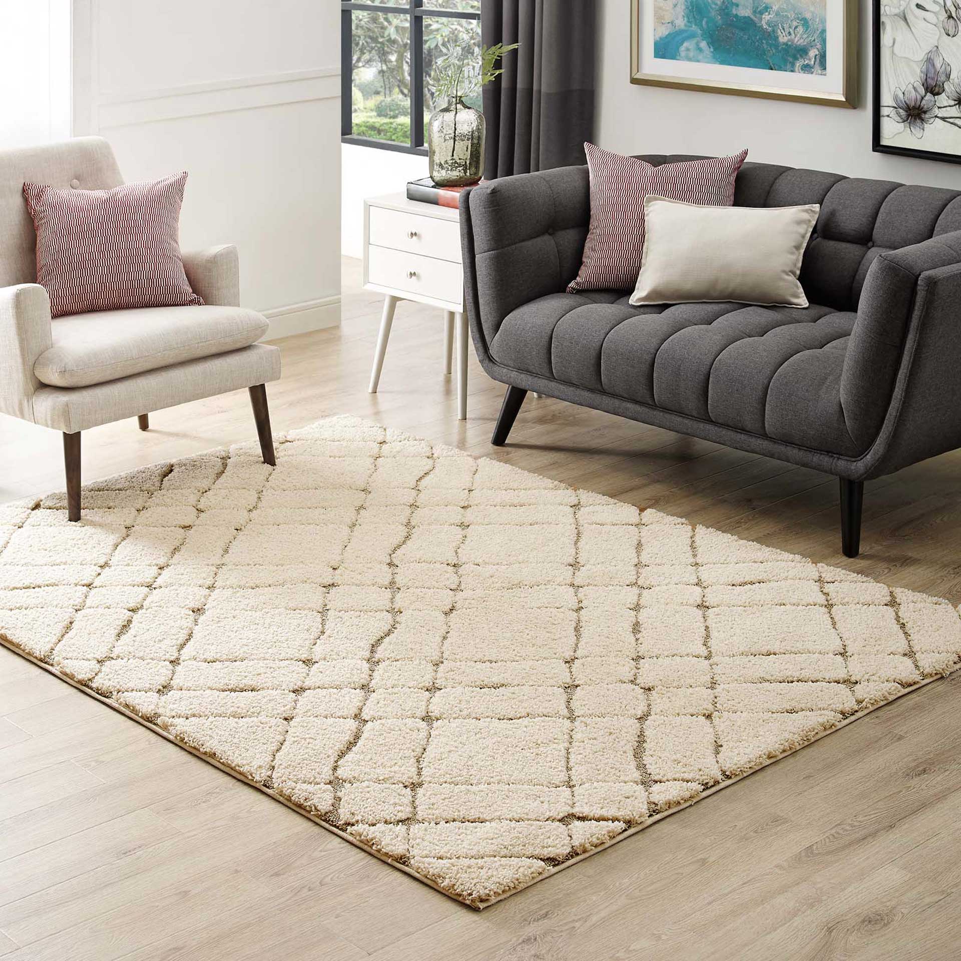Jim Area Rug Creame/Beige - Image 6