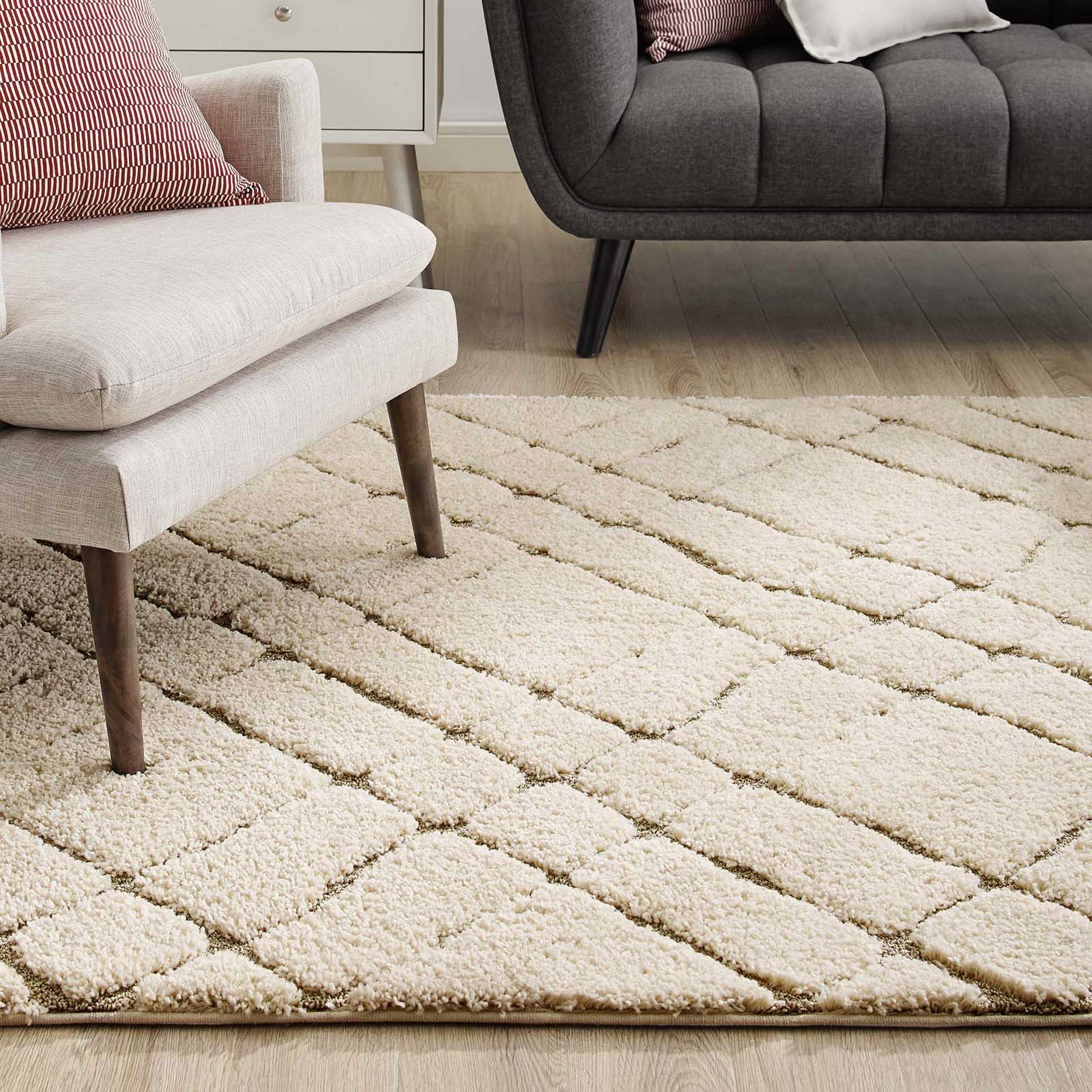 Jim Area Rug Creame/Beige - Image 7