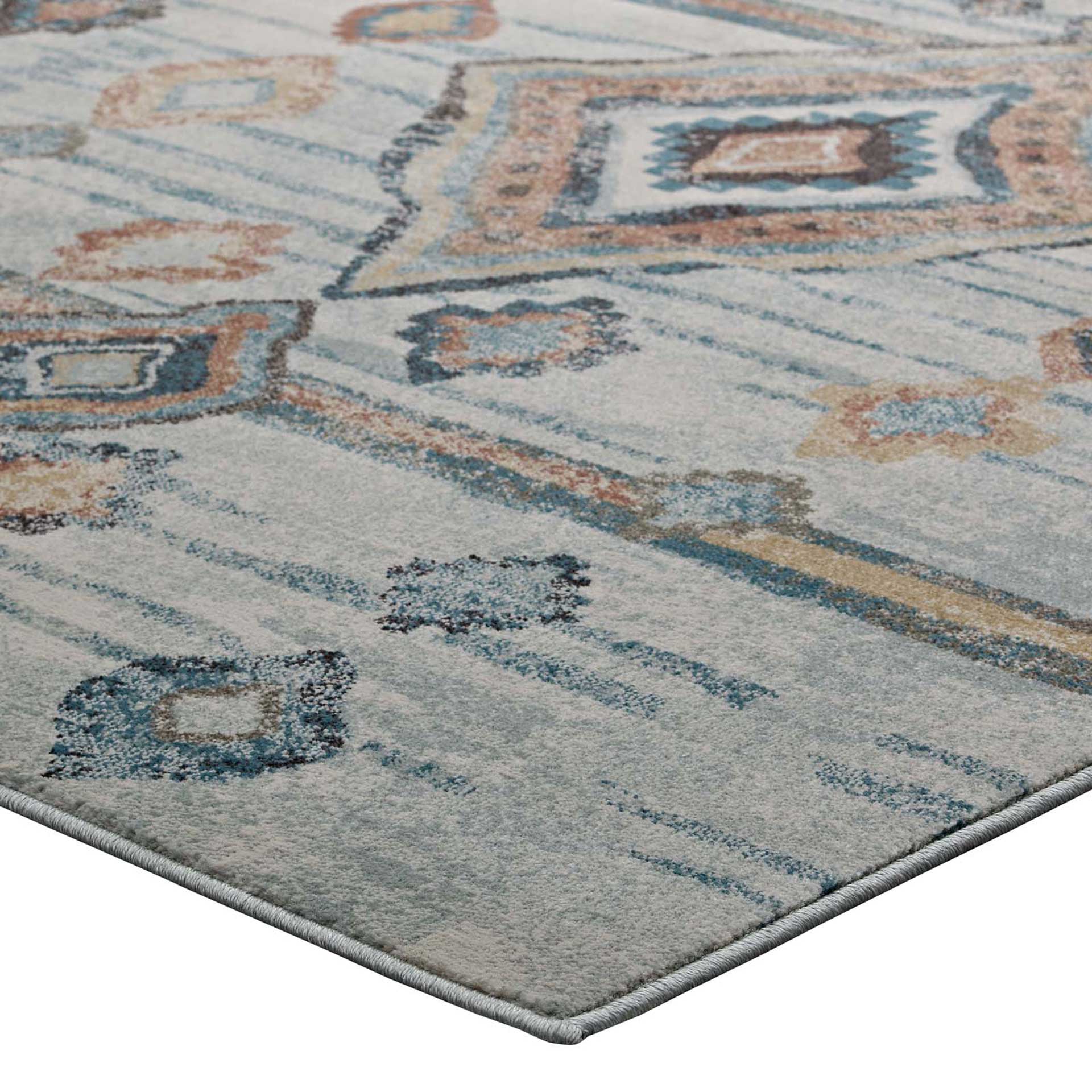 Jodi Area Rug Silver/Blue/Beige/Brown - Image 3