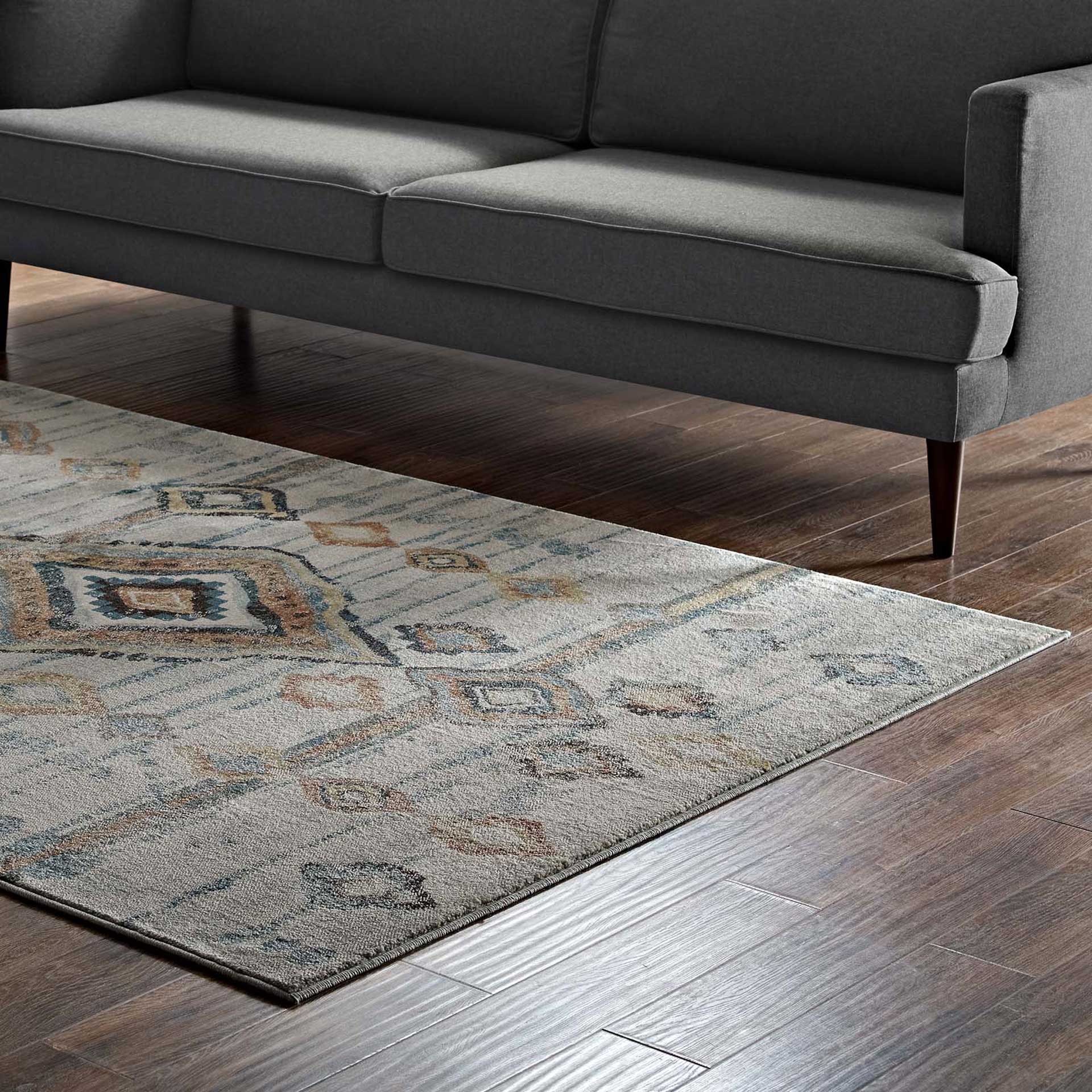 Jodi Area Rug Silver/Blue/Beige/Brown - Image 6