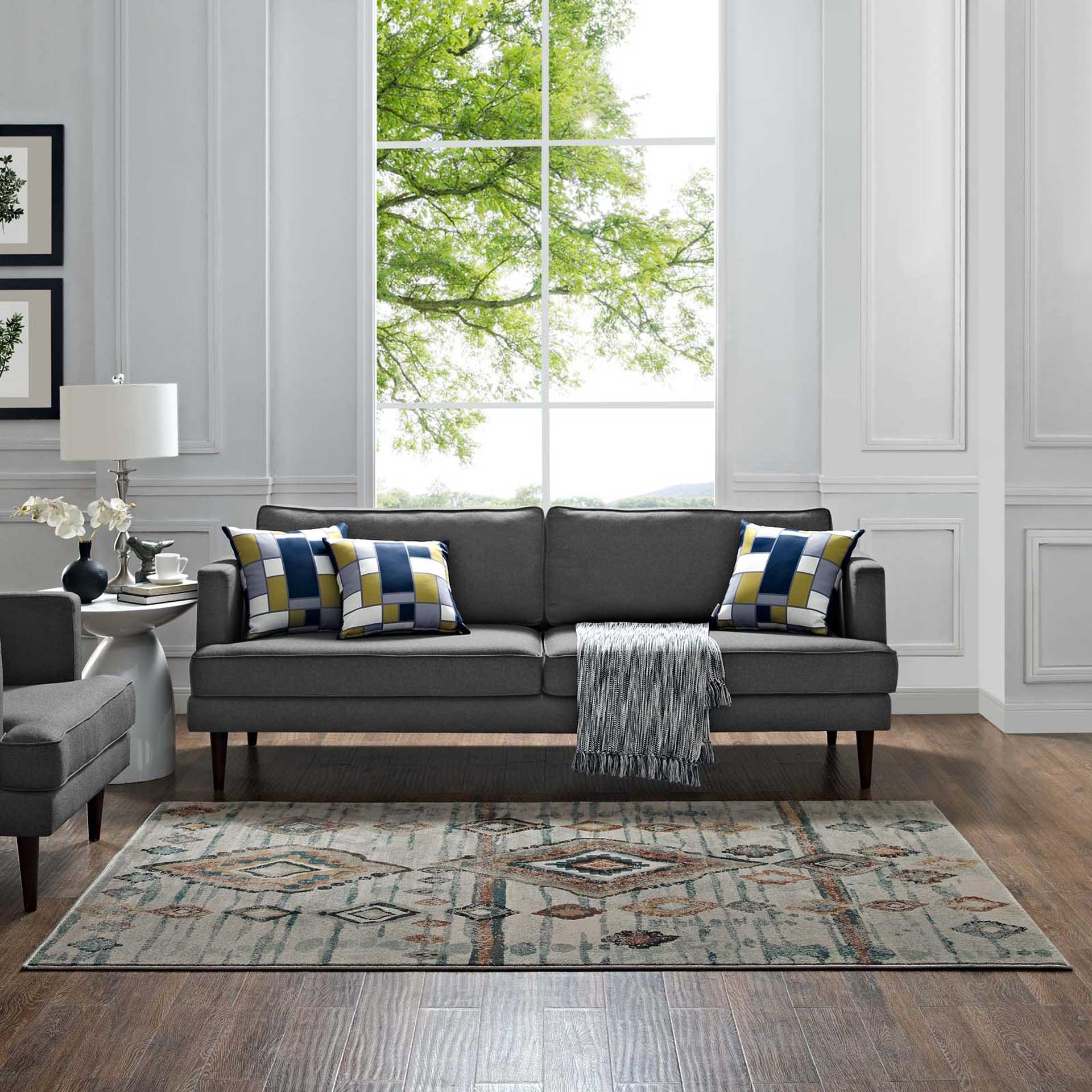 Jodi Area Rug Silver/Blue/Beige/Brown - Image 7