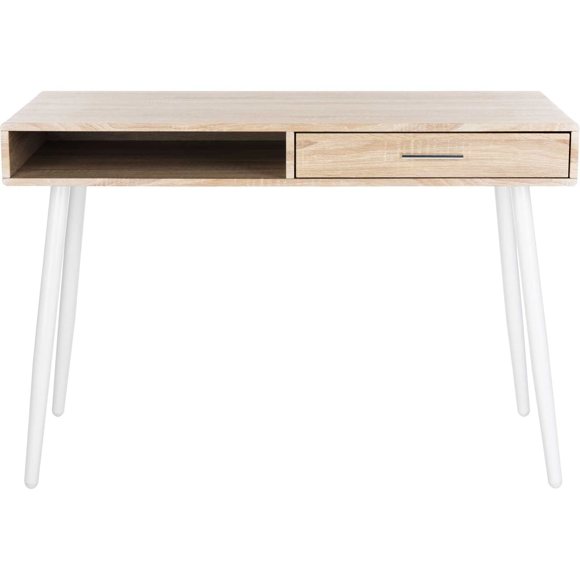 Joe 1 Drawer 1 Shelf Desk Natural/White - Image 3
