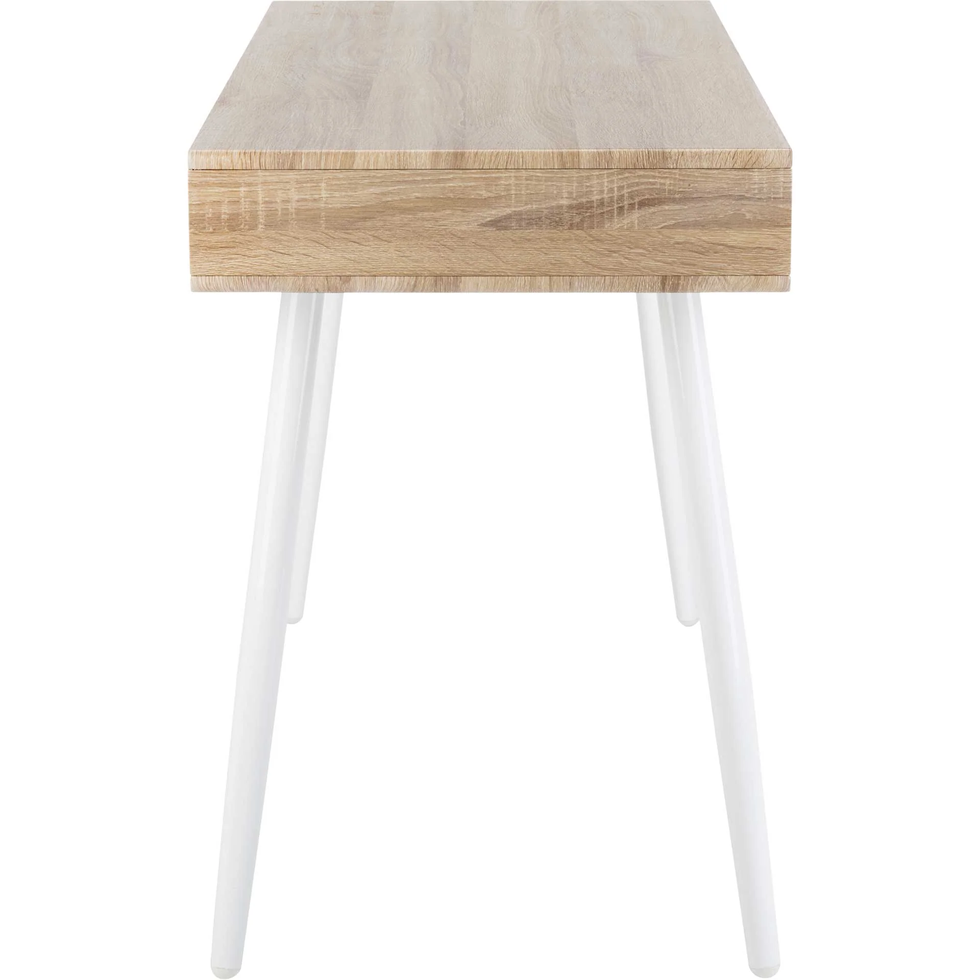 Joe 1 Drawer 1 Shelf Desk Natural/White - Image 4
