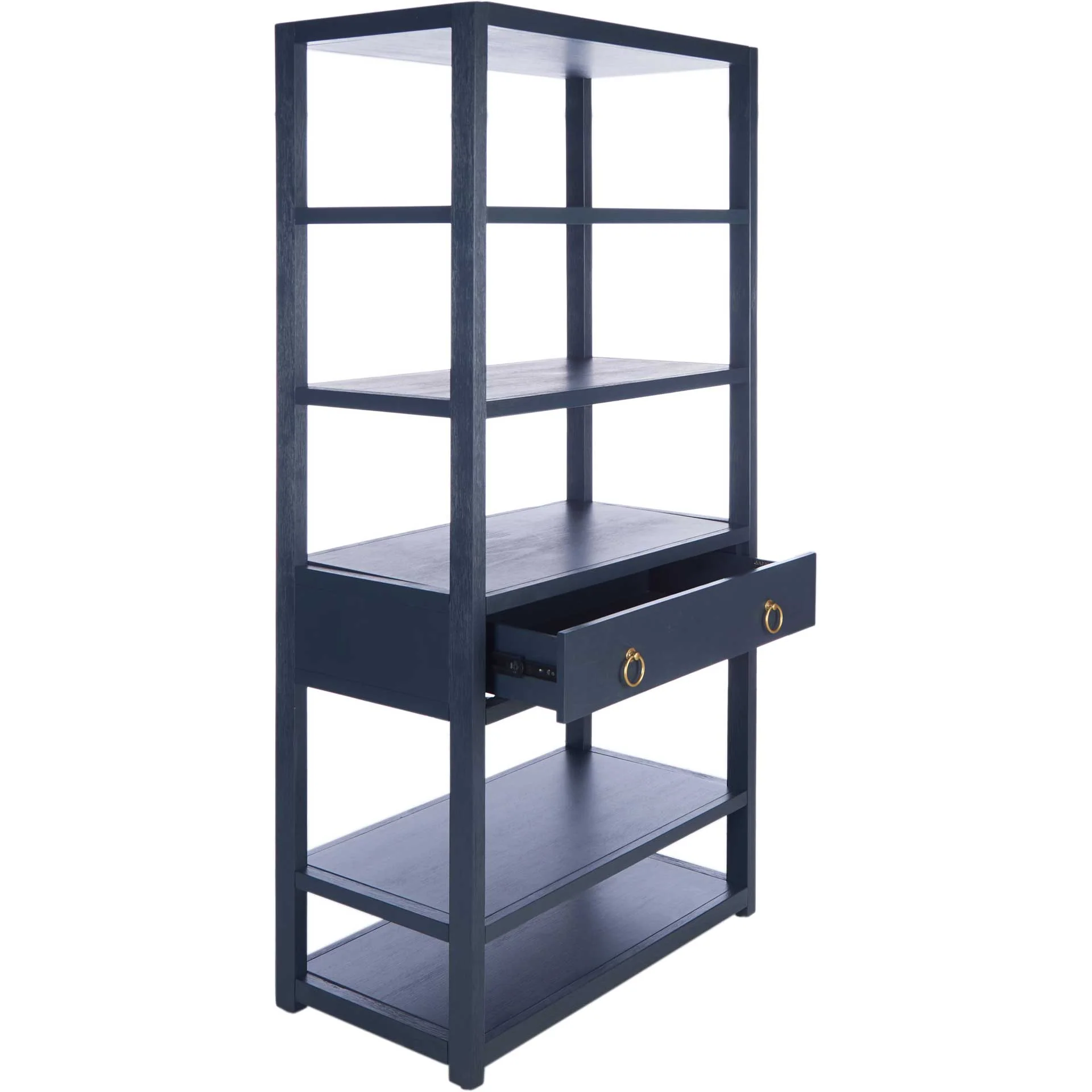 Joel 1 Drawer 5 Shelf Etagere Navy - Image 2