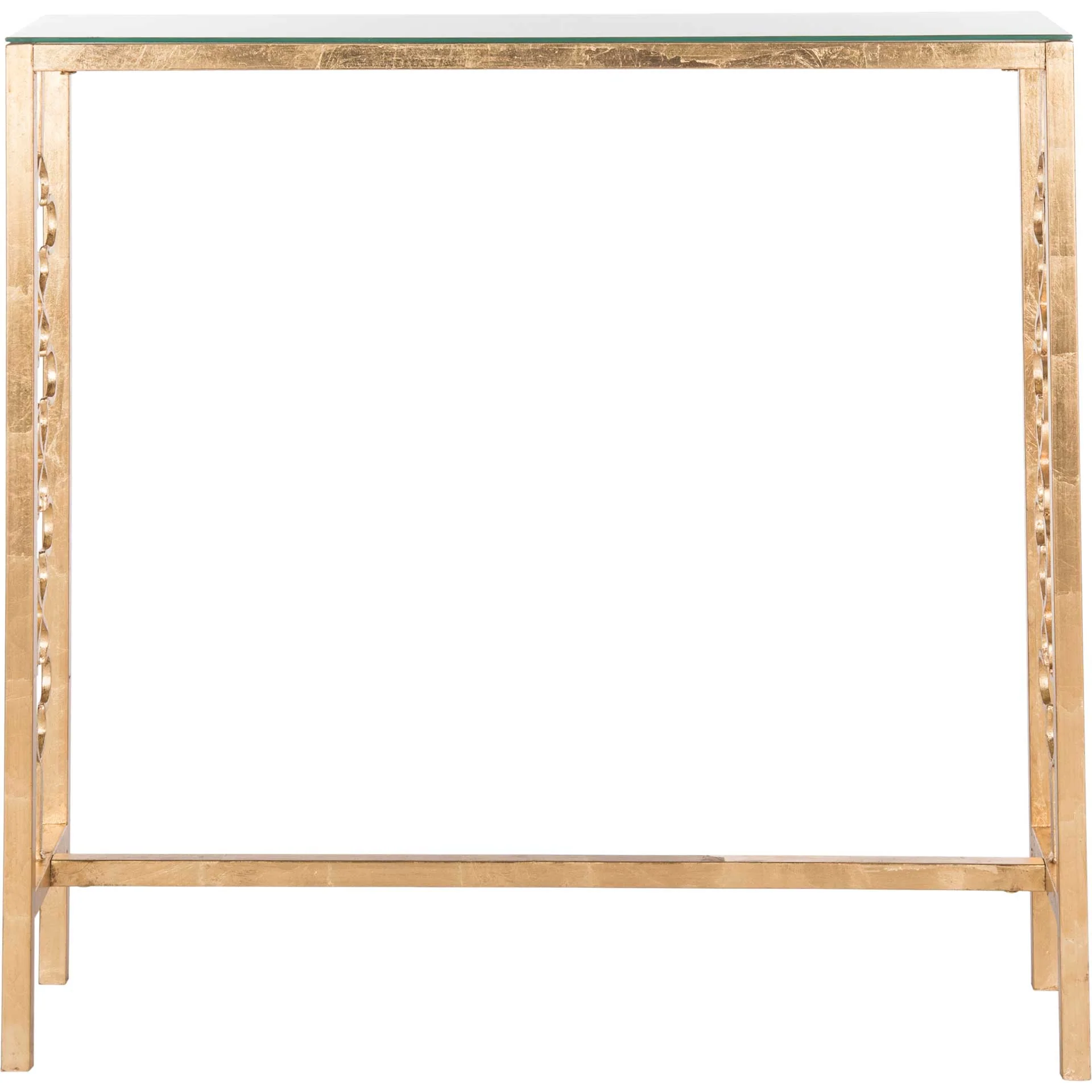 John Console Table Antique Gold - Image 2