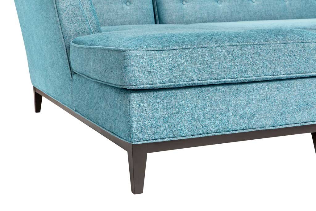 Jonah Azure Linen Sectional - Image 4
