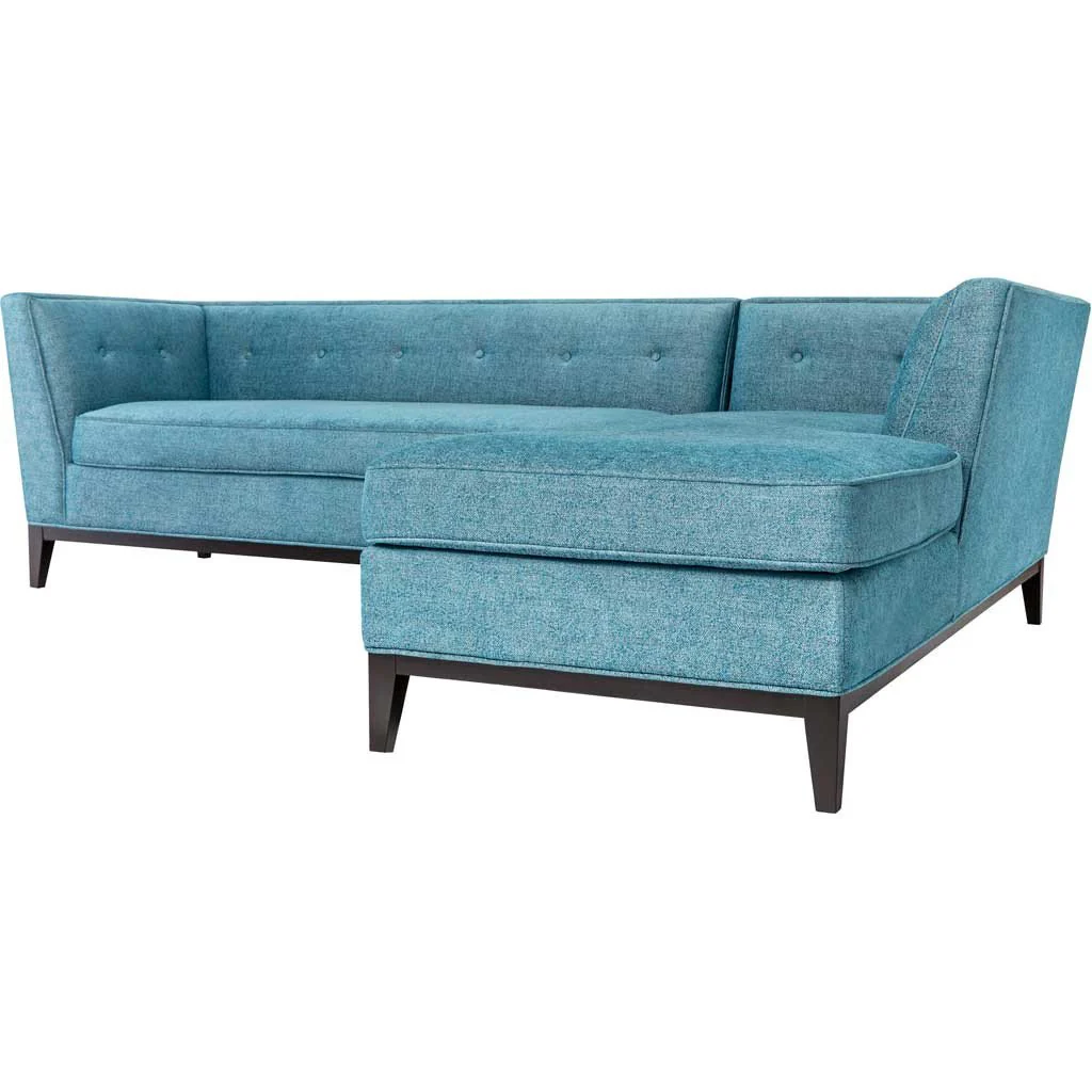 Jonah Azure Linen Sectional - Image 8