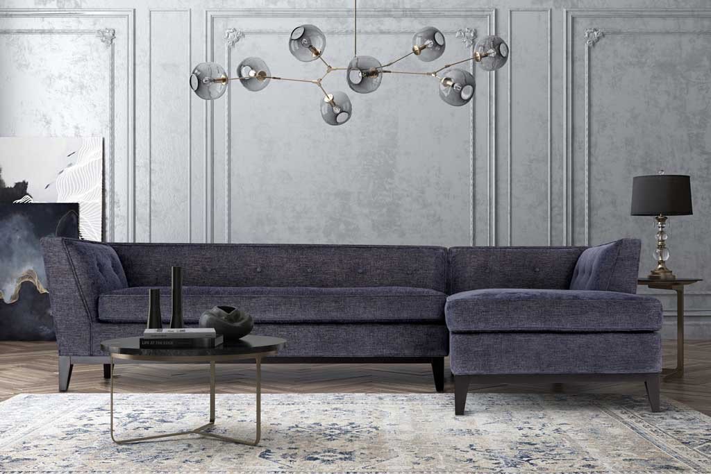 Jonah Gray Linen Sectional - Image 12