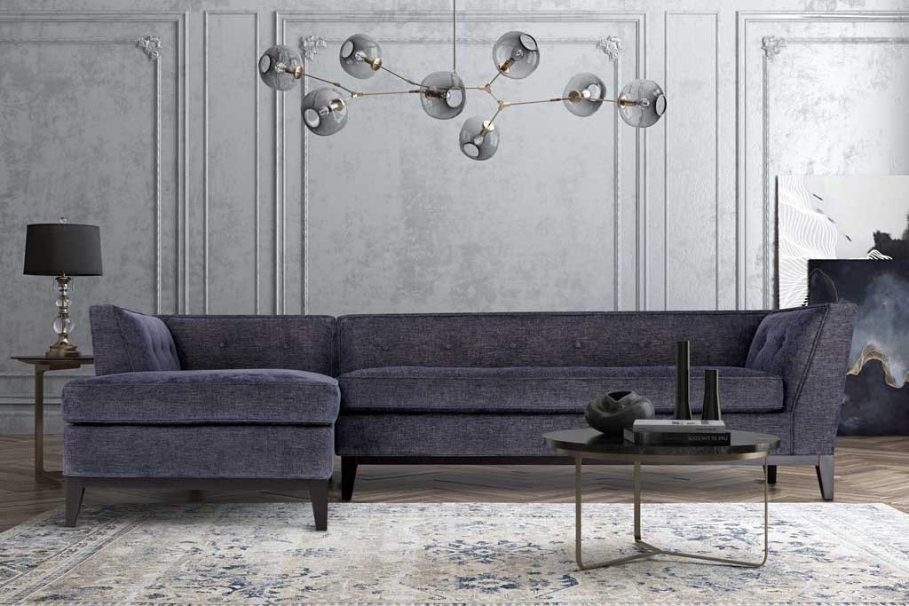 Jonah Gray Linen Sectional - Image 6