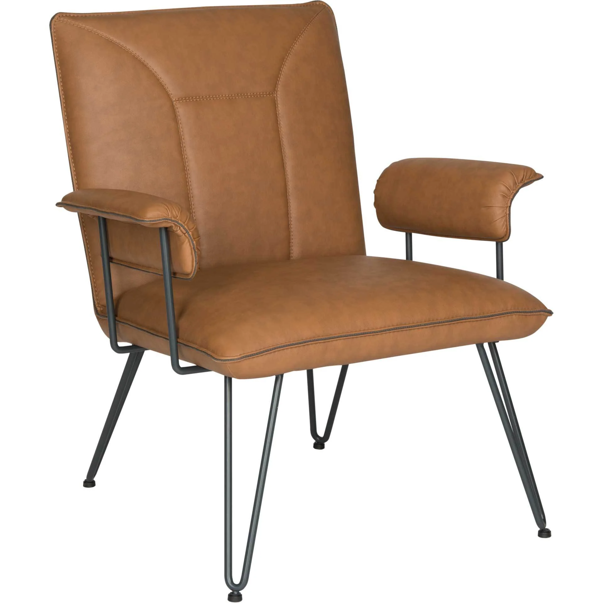 Jonah Leather Arm Chair Camel - Image 2