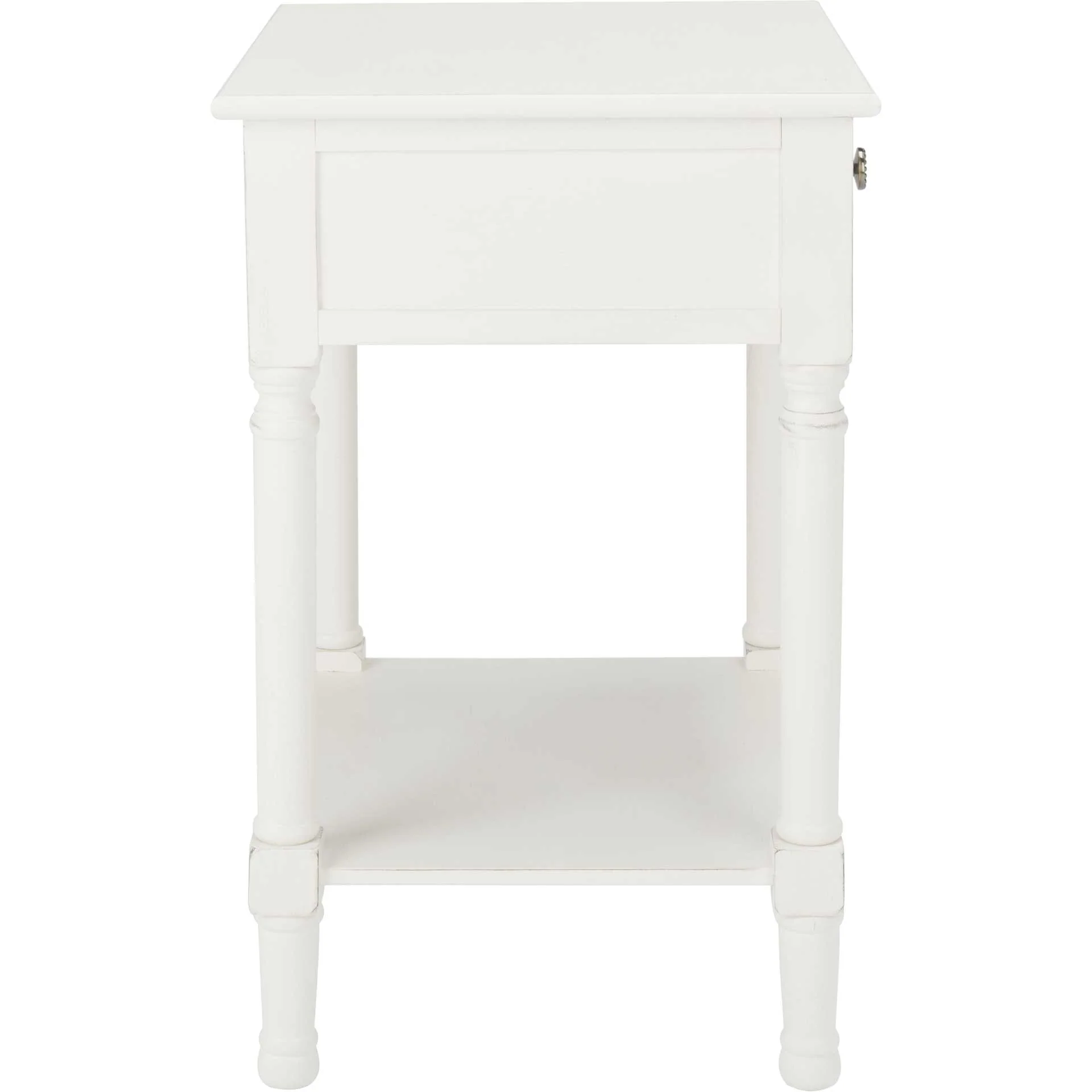 Jonco 1 Drawer Accent Table Distressed White - Image 3