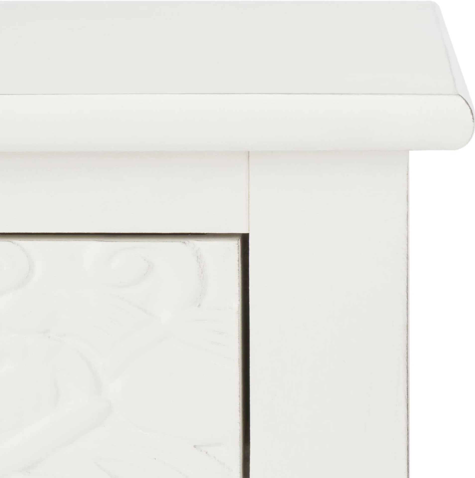 Jonco 1 Drawer Accent Table Distressed White - Image 5