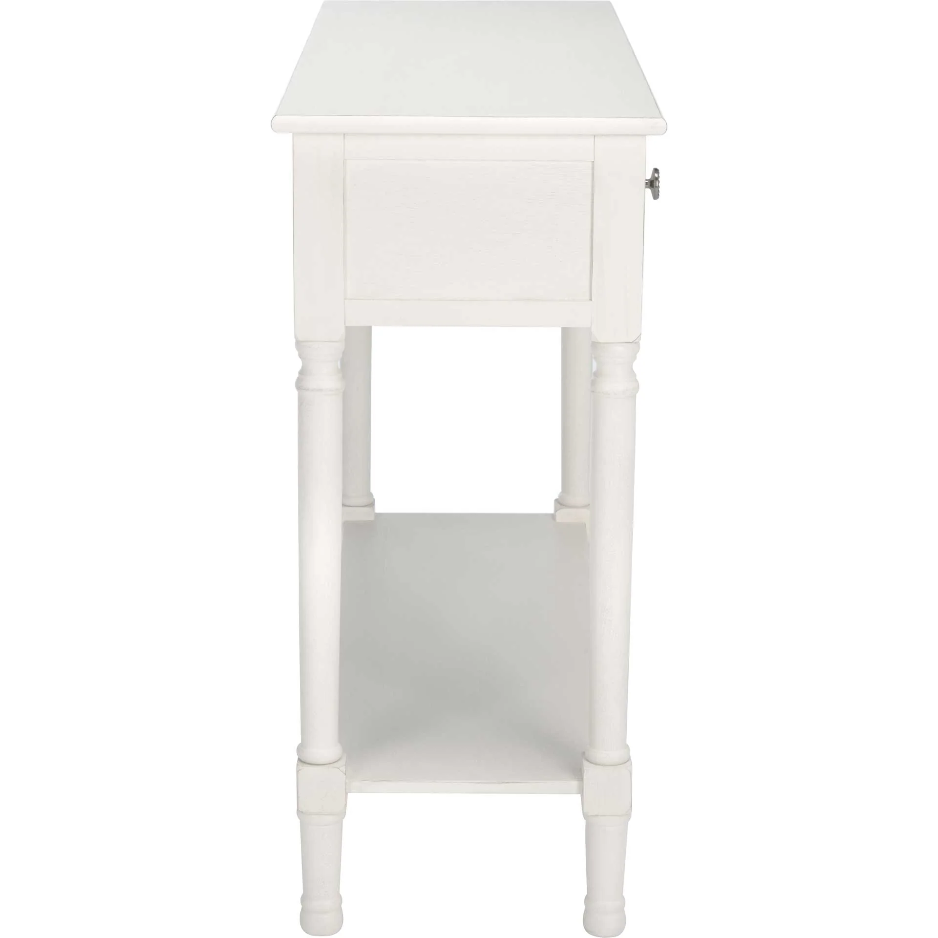 Jonco 2 Drawer Console Table Distressed White - Image 3