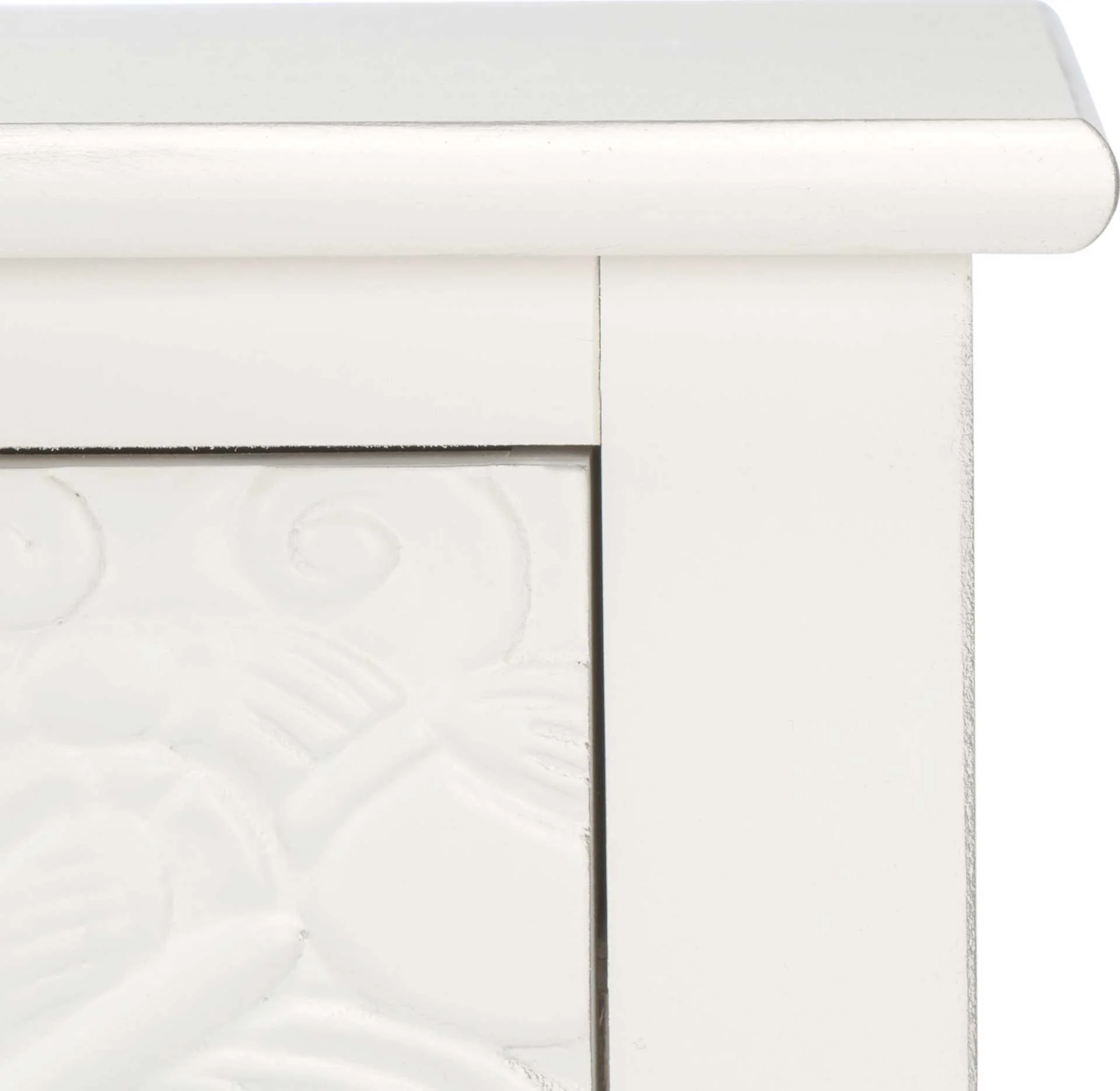 Jonco 2 Drawer Console Table Distressed White - Image 5