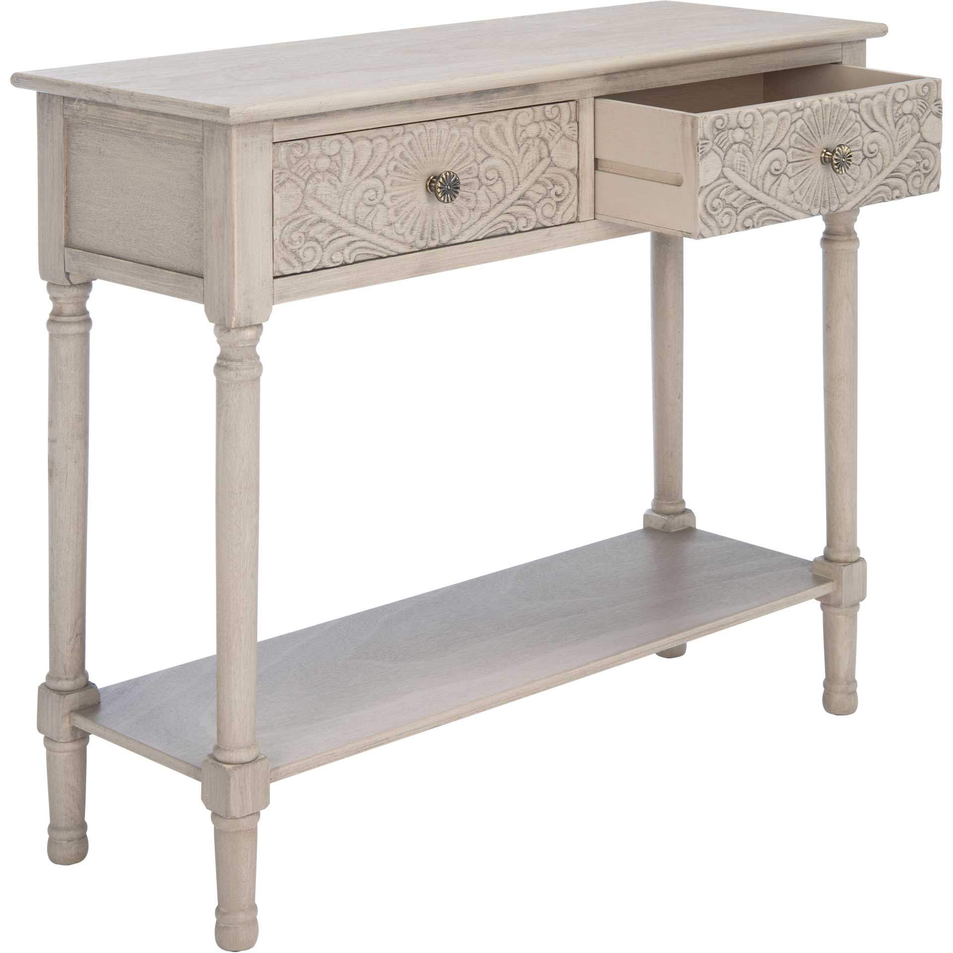 Jonco 2 Drawer Console Table Greige - Image 2