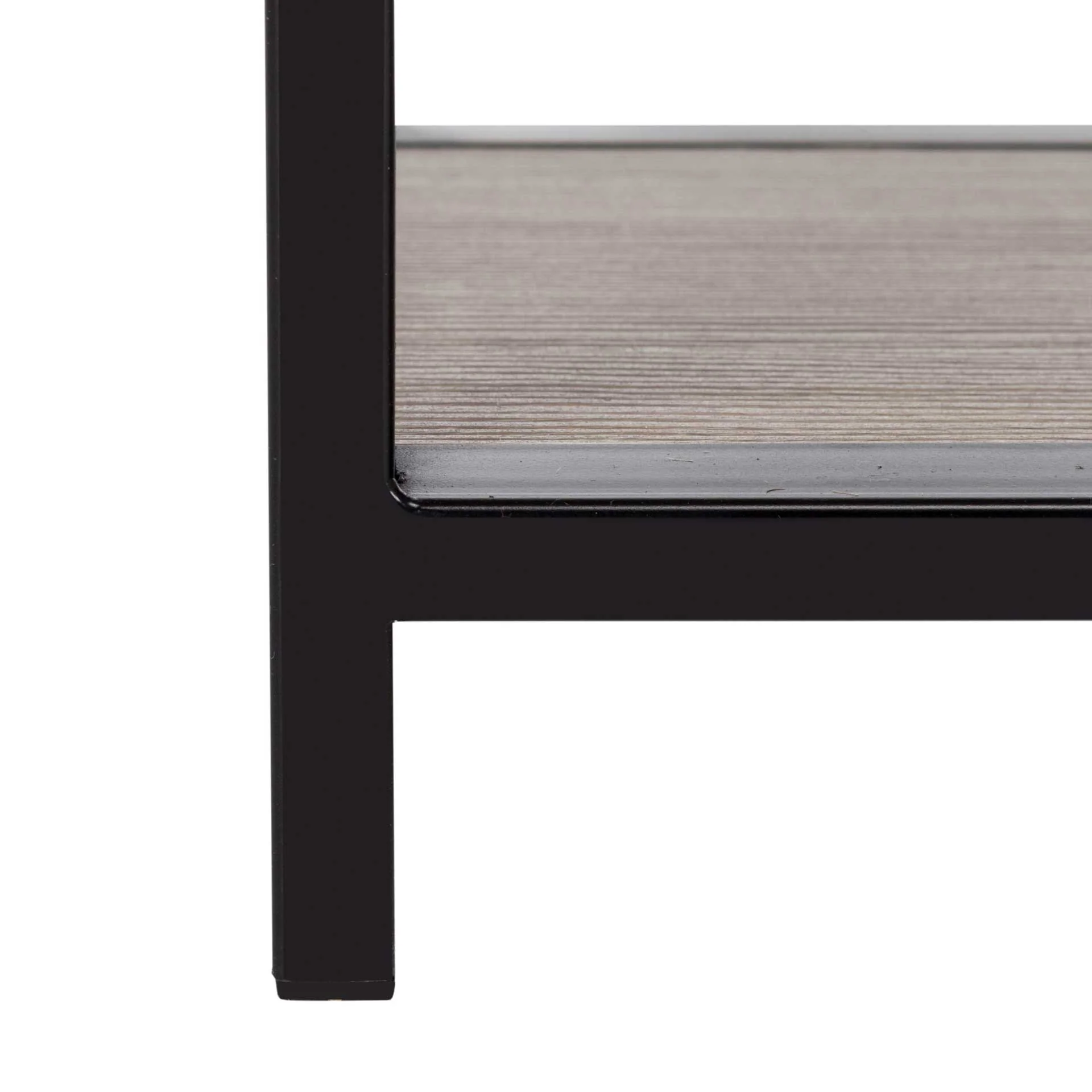 Jordan Retro Mid Century Wood Etagere Oak/Black - Image 5