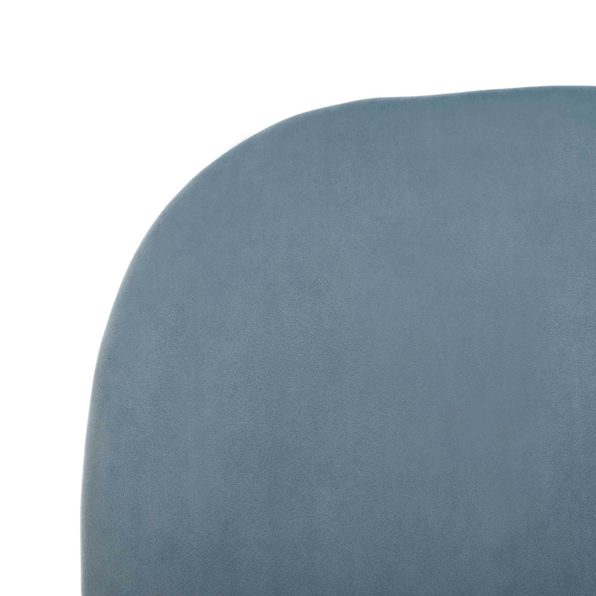 Jorden Round Side Chair Slate Blue/Gold (Set of 2) - Image 6