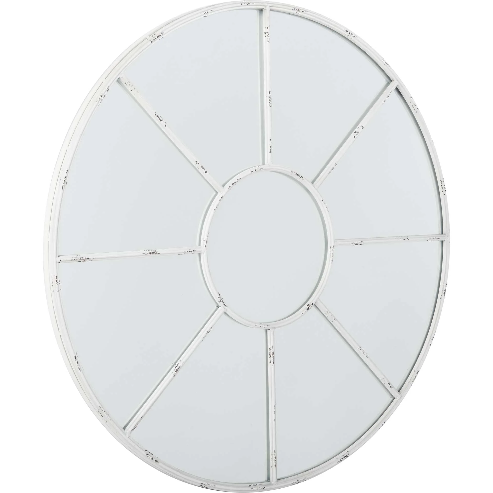 Joslyn Mirror Distressed White - Image 2