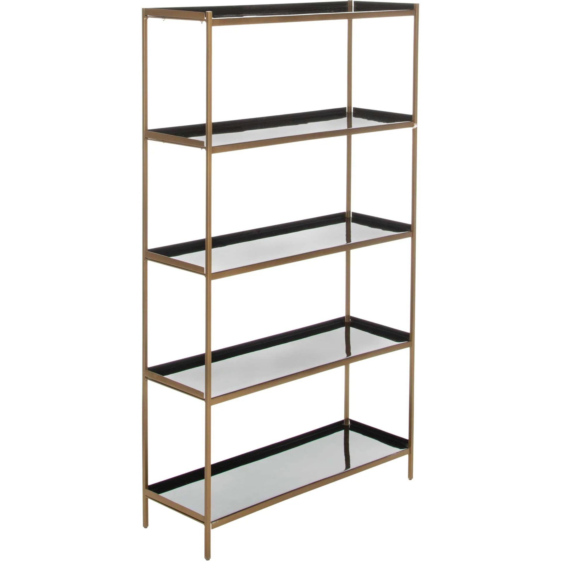 Judson 5 Tier Etagere Black/Brass - Image 2