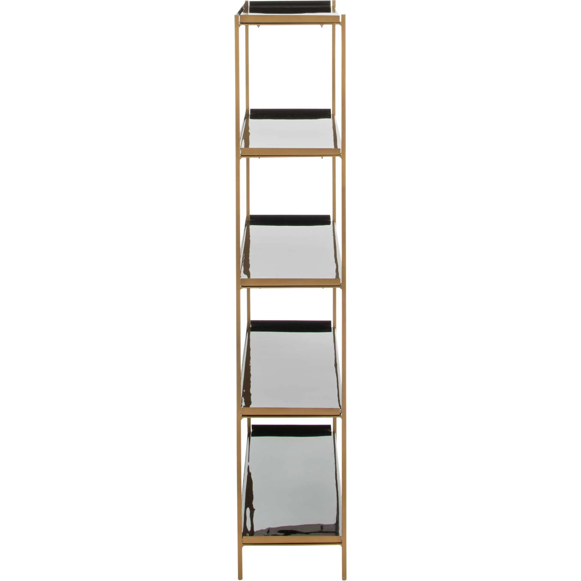 Judson 5 Tier Etagere Black/Brass - Image 3