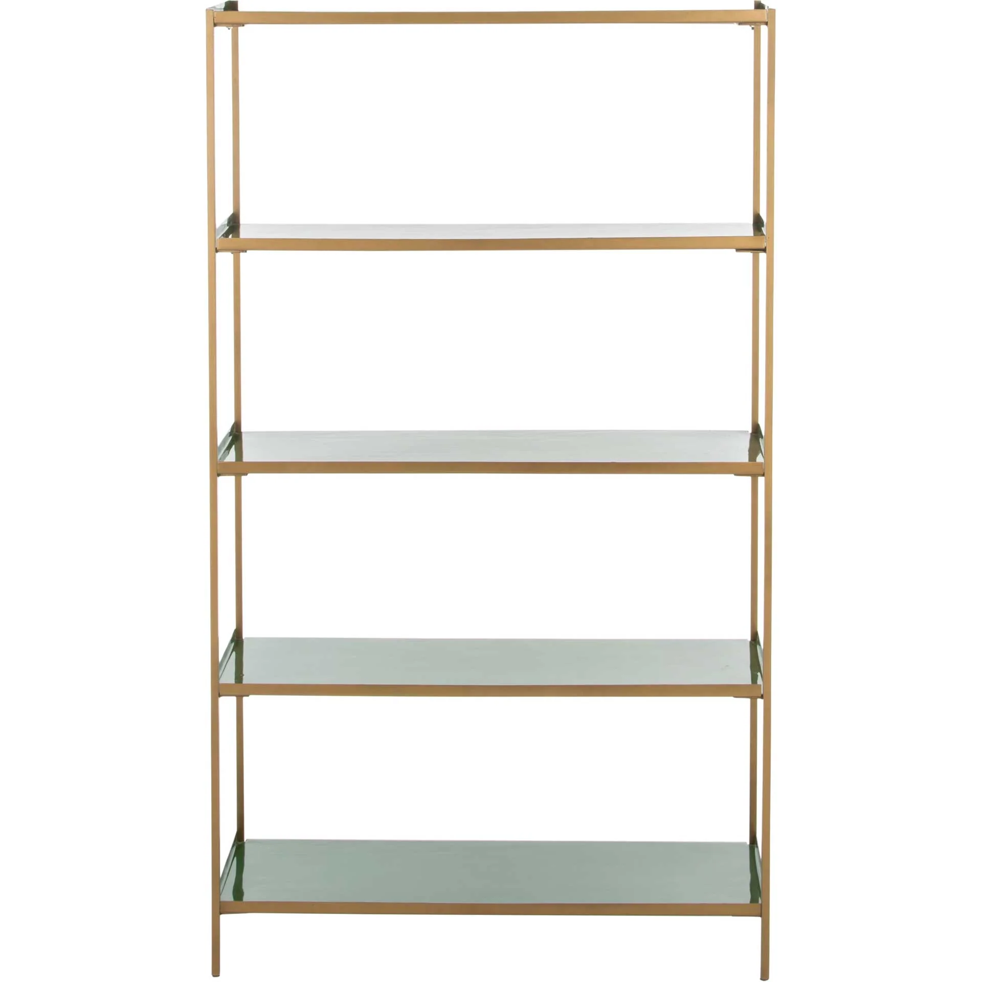 Judson 5 Tier Etagere Green/Brass - Image 4