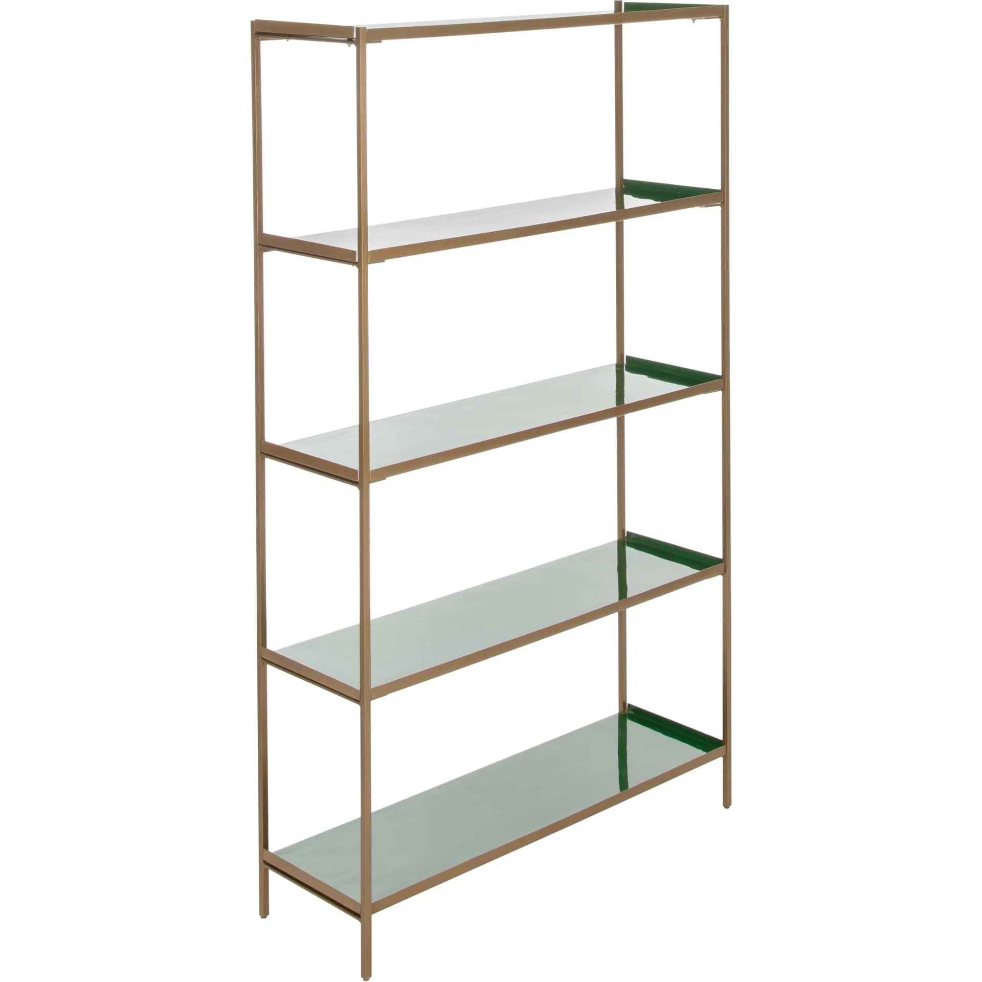 Judson 5 Tier Etagere Green/Brass - Image 5