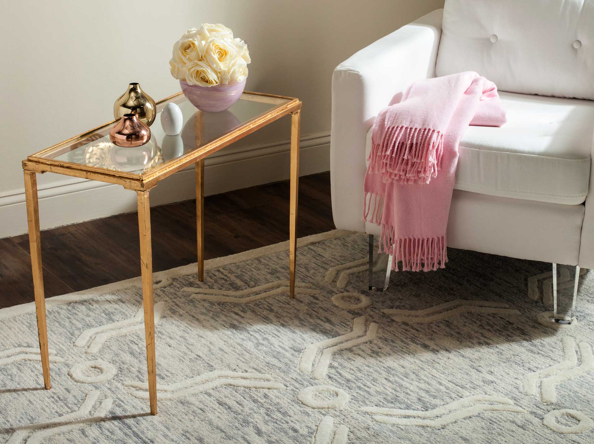 Julie Coffee Table Antique Gold - Image 5