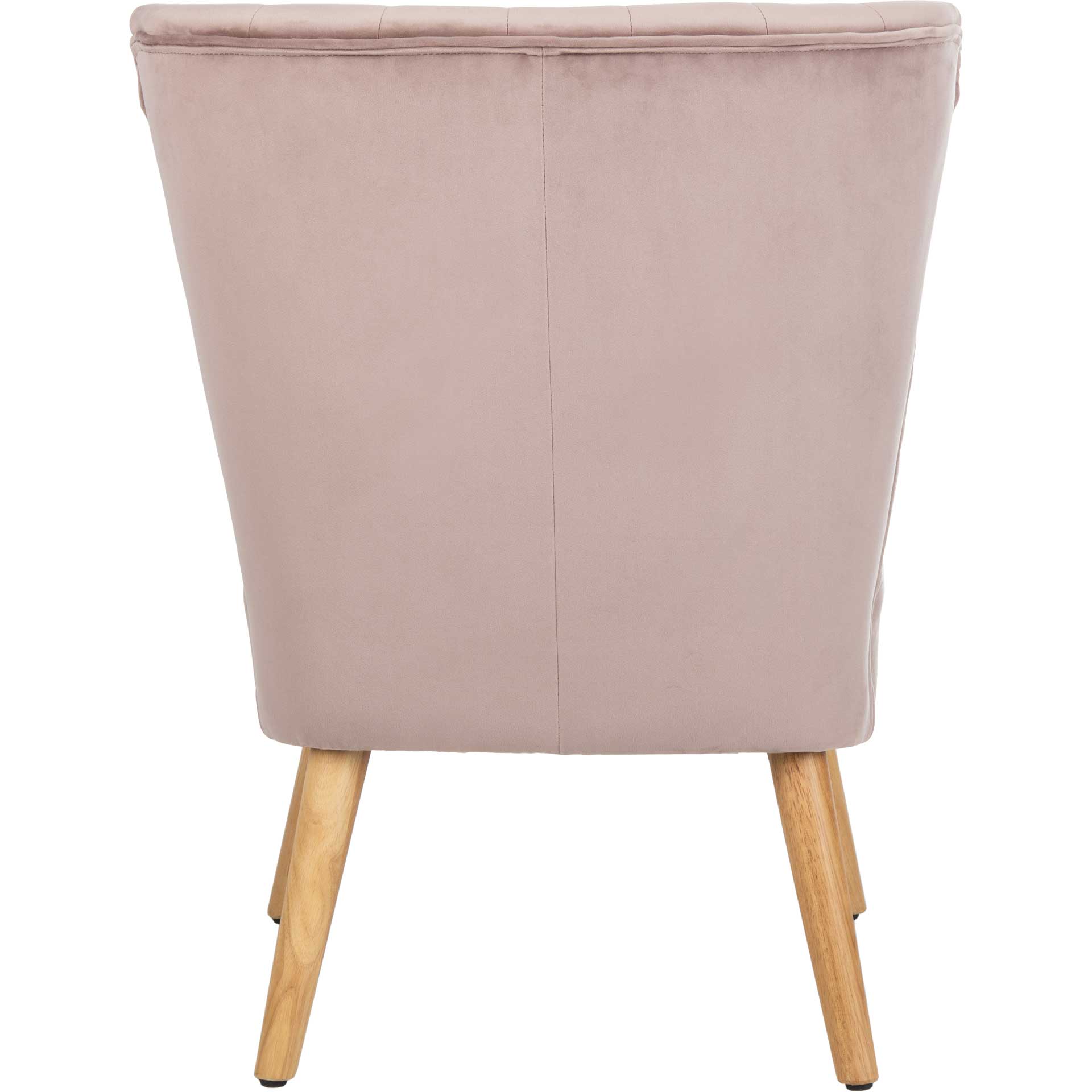 Juliet Mid Century Accent Chair Mauve/Natural - Image 4