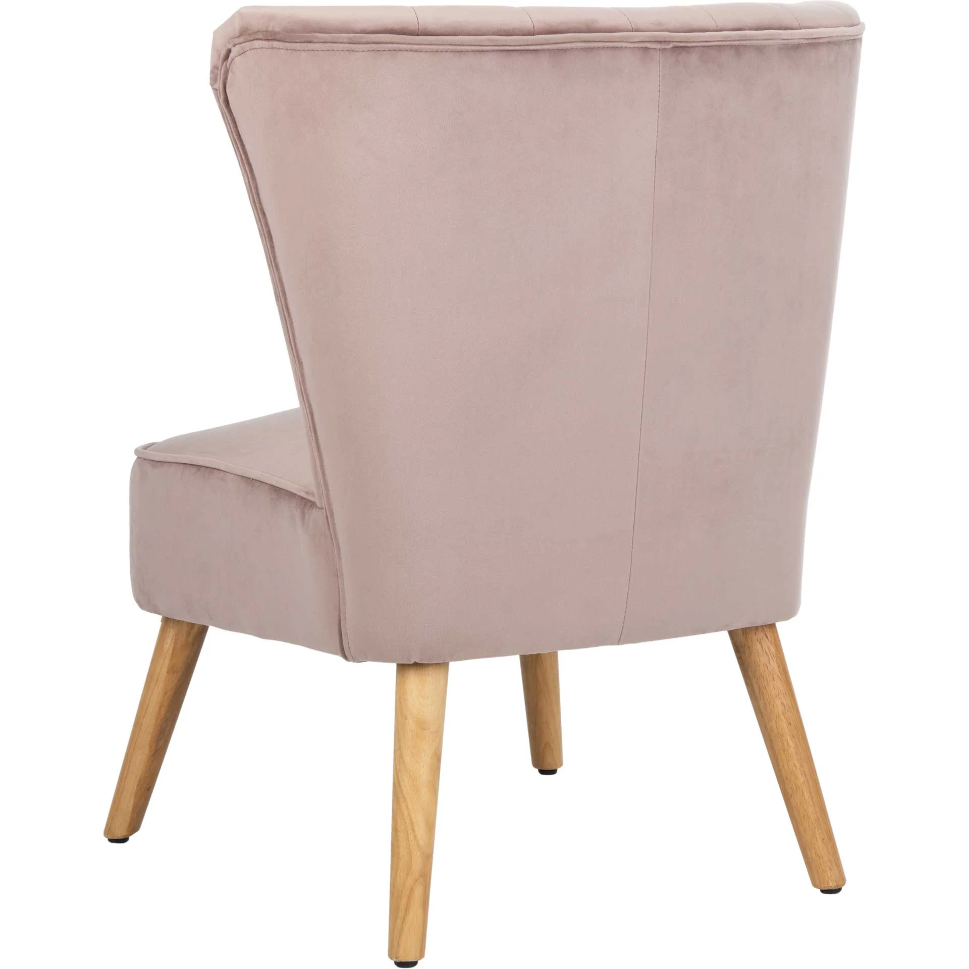 Juliet Mid Century Accent Chair Mauve/Natural - Image 5