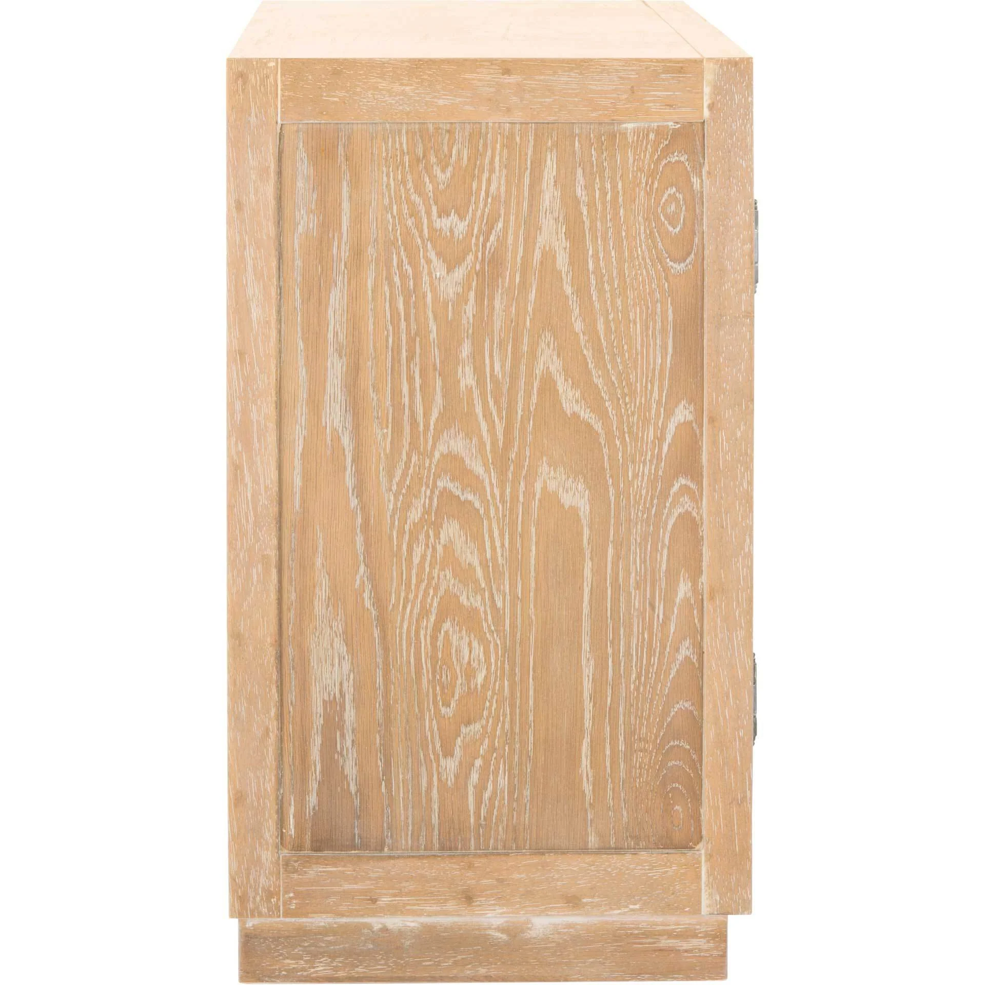 Julio 2 Door Chest Oak/Dark Bronze/Mirror - Image 4