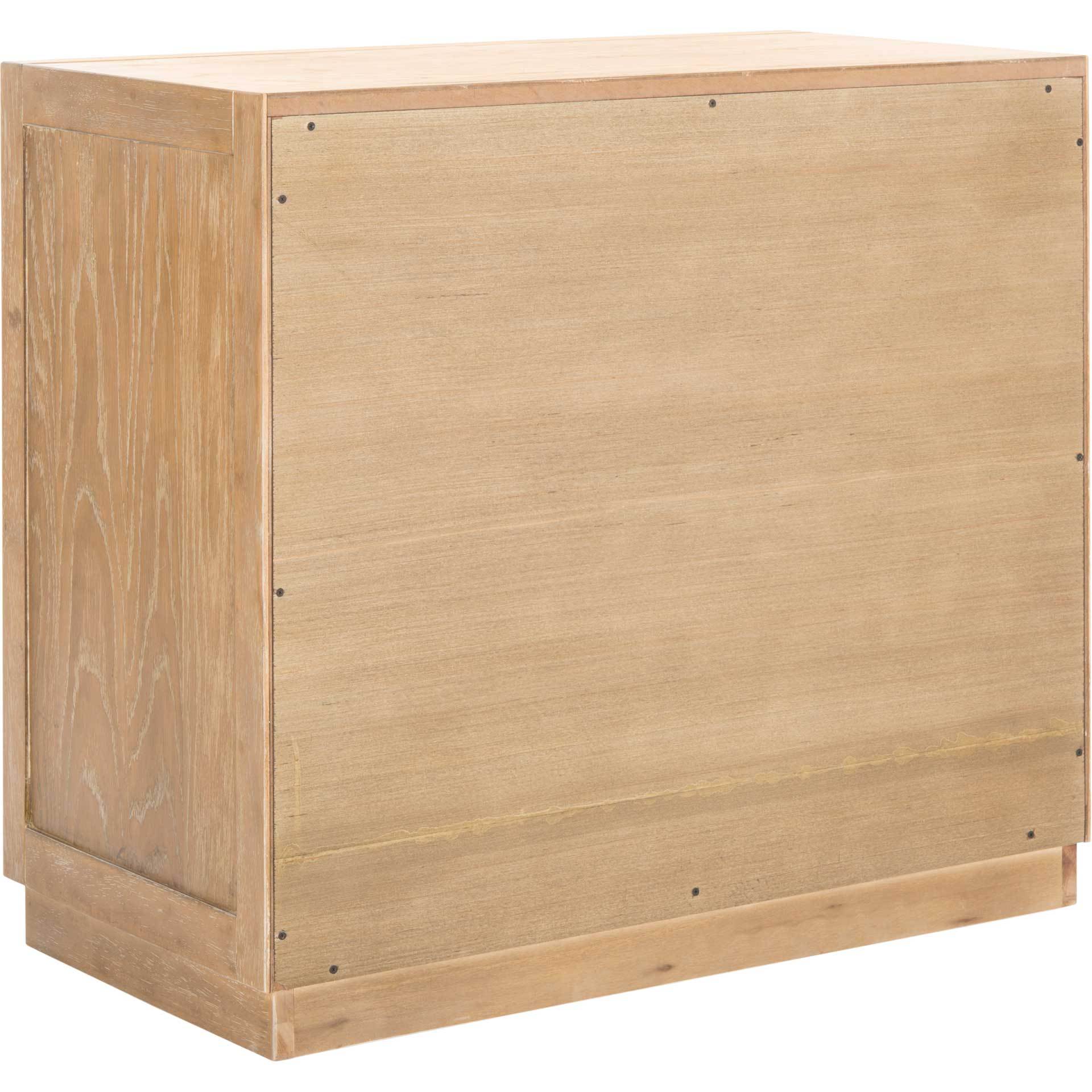 Julio 2 Door Chest Oak/Dark Bronze/Mirror - Image 6