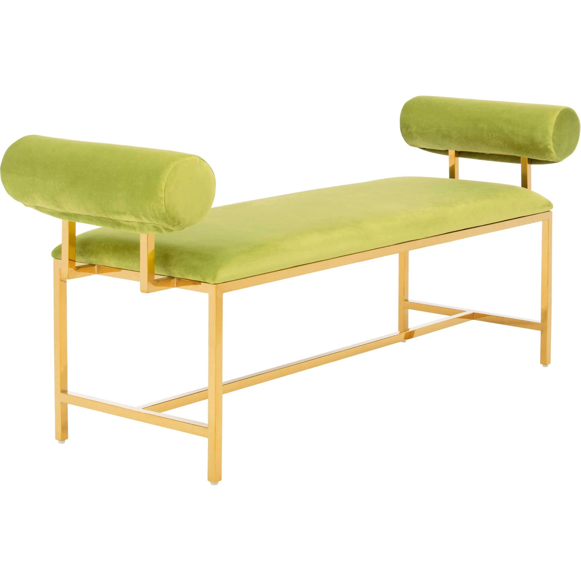 Julius Modern Bench Key Lime/Gold - Image 2