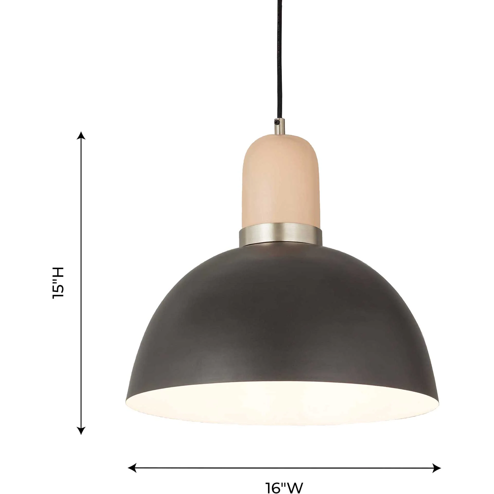 Jumbo Large Pendant Blush/Gray - Image 8