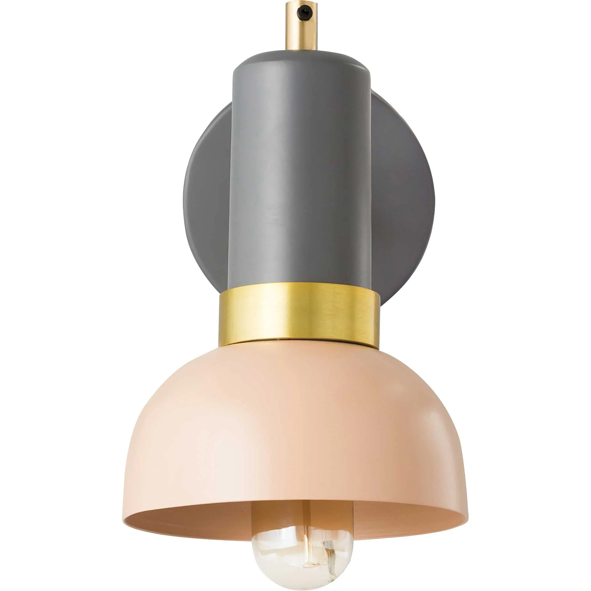 Jumbo Wall Sconce Blush/Gray - Image 2