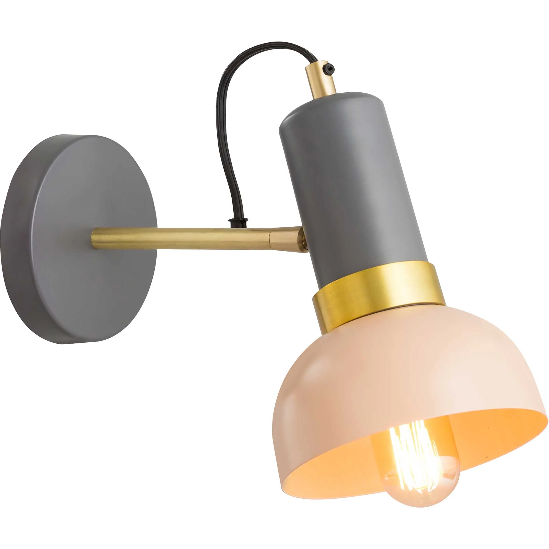 Jumbo Wall Sconce Blush/Gray - Image 3