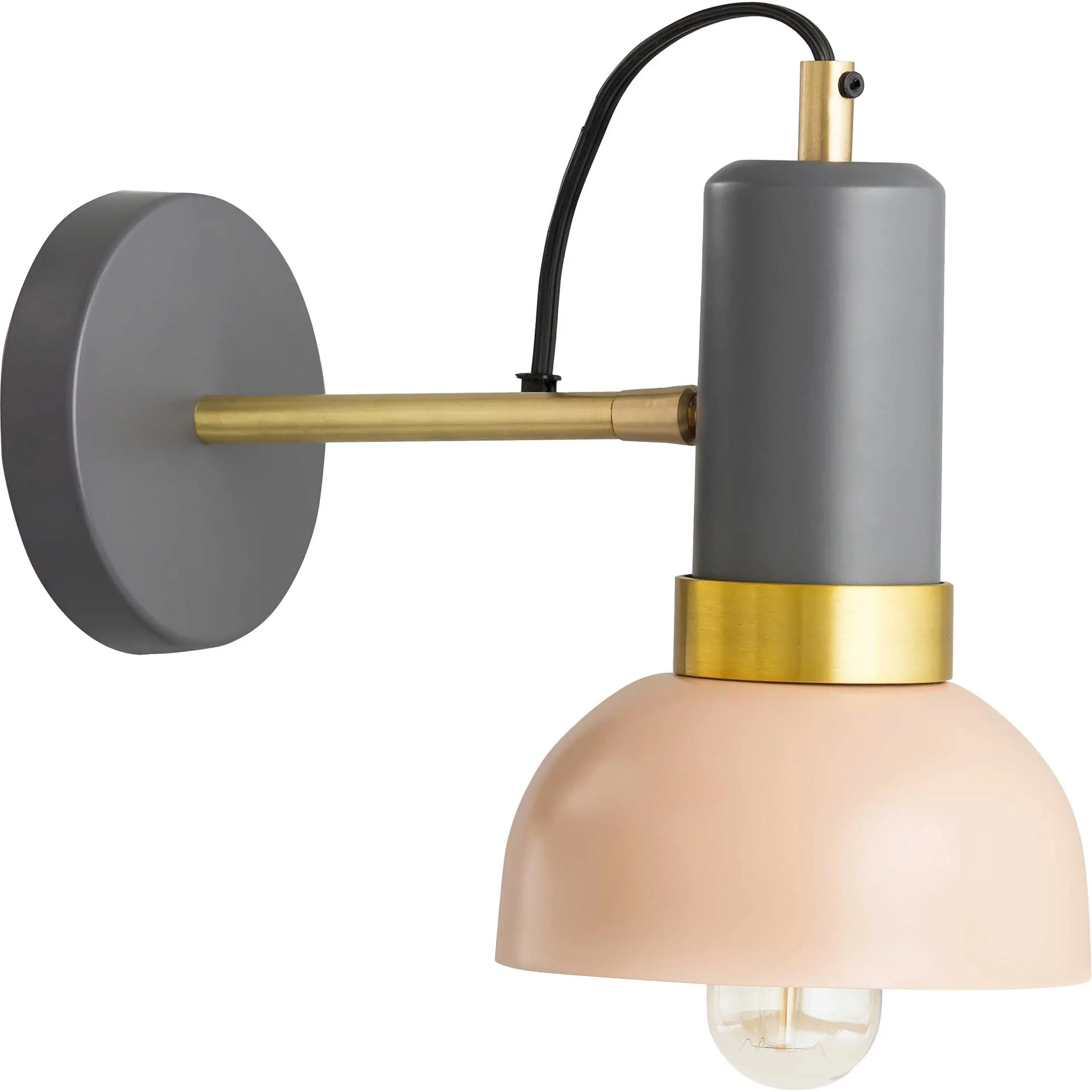 Jumbo Wall Sconce Blush/Gray - Image 4