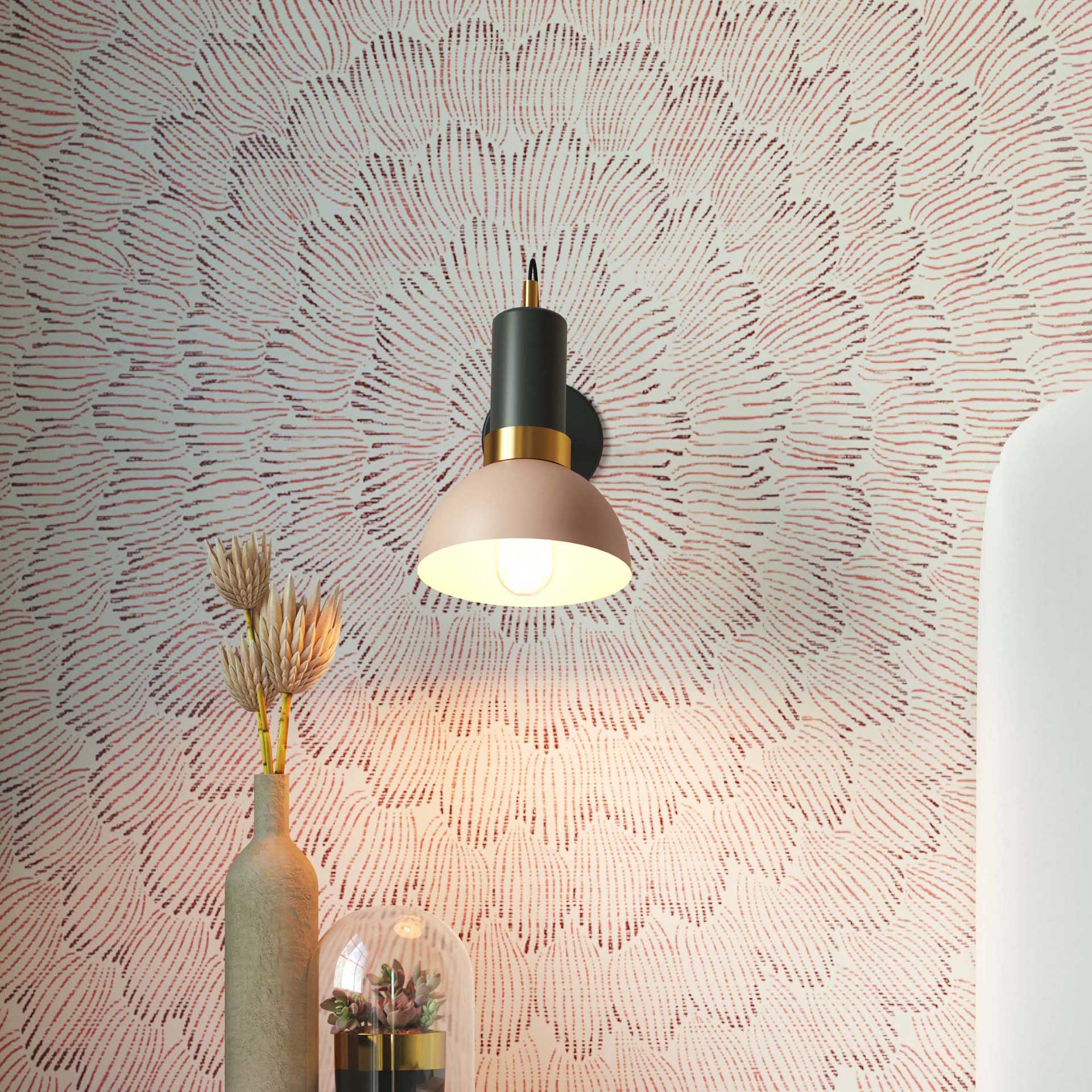 Jumbo Wall Sconce Blush/Gray - Image 8